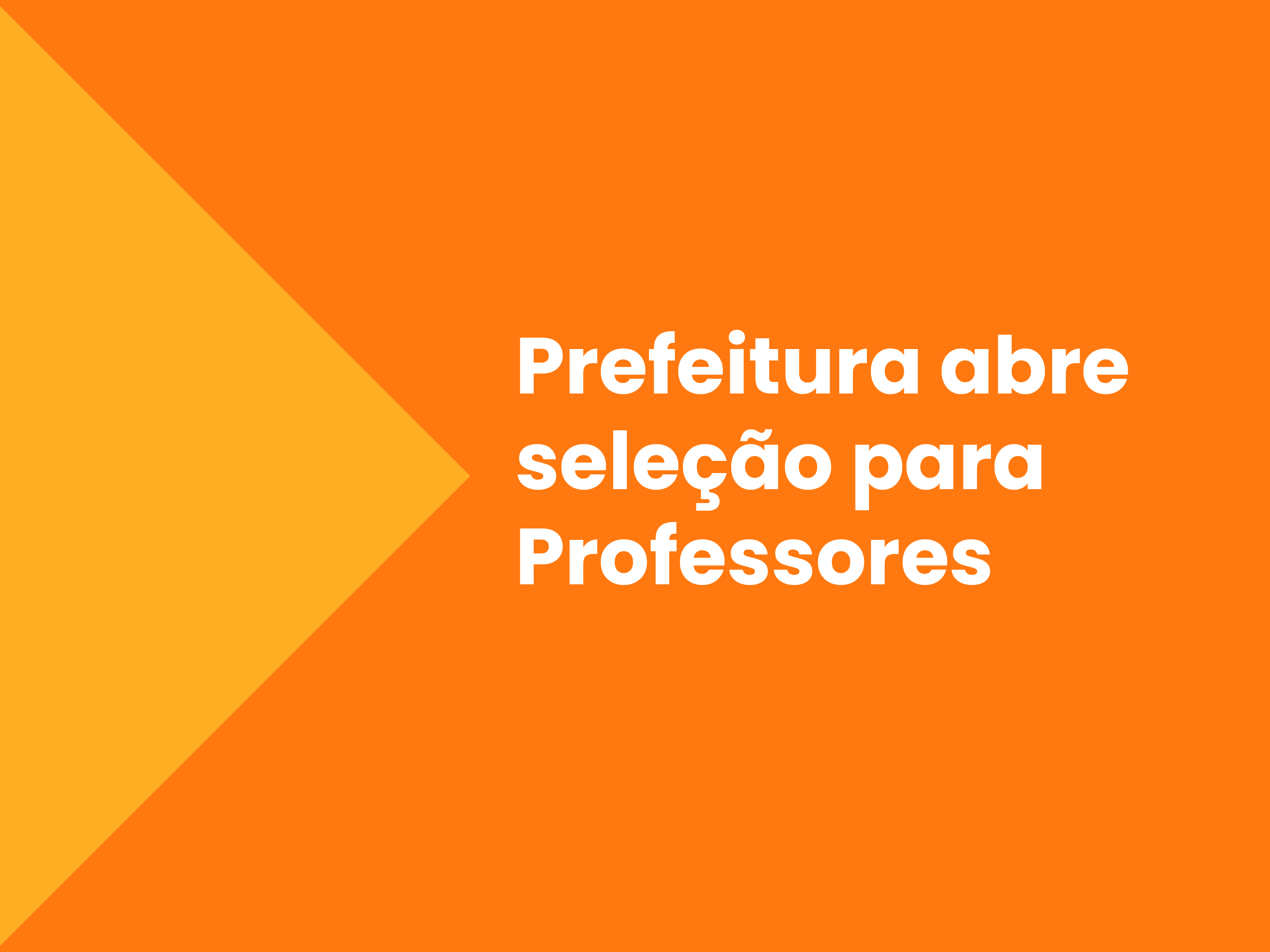 Serão 61 vagas, destinadas para docentes de dança, música, teatro e ensino religioso. As inscrições ocorrem até o dia 9 de fevereiro, exclusivamente pela internet