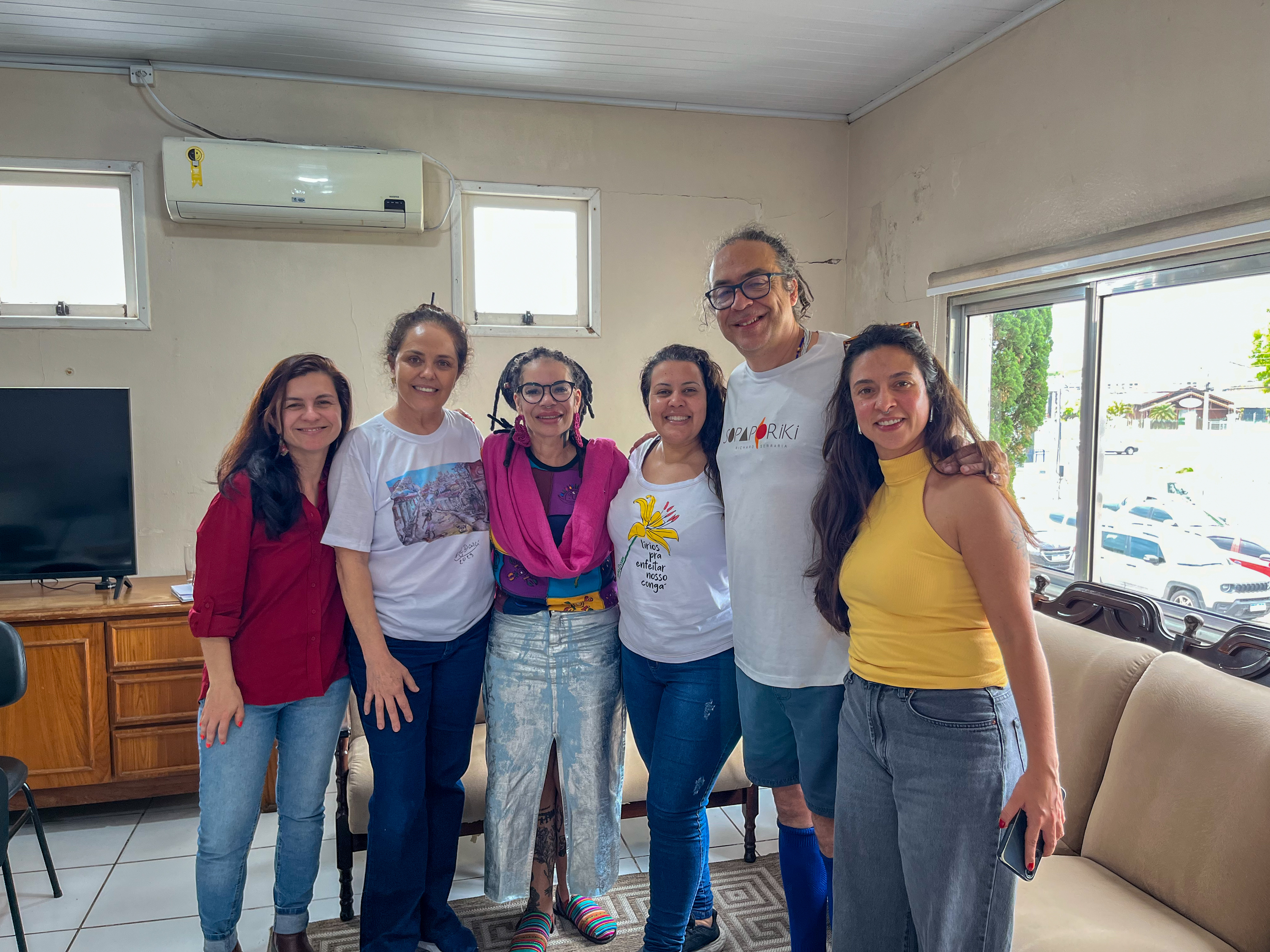 Encontro teve como objetivo apresentar o projeto de formação de professores e a inserção curricular do Sopapo e a Girafa da Cerquinha nas escolas de forma permanente.