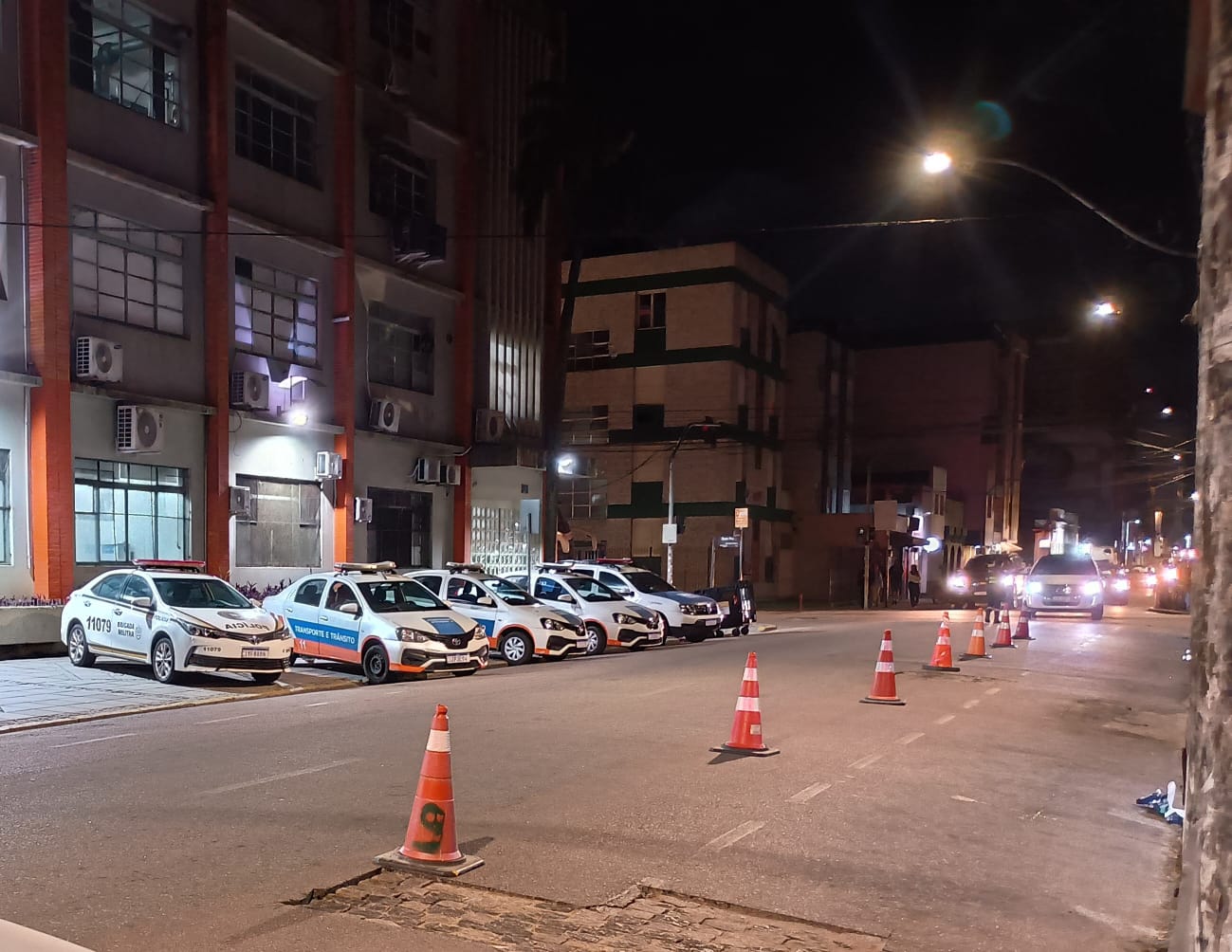 Ações coordenadas pela Prefeitura de Pelotas reuniram as forças de segurança para garantir ordem no trânsito e coibir perturbação do sossego público