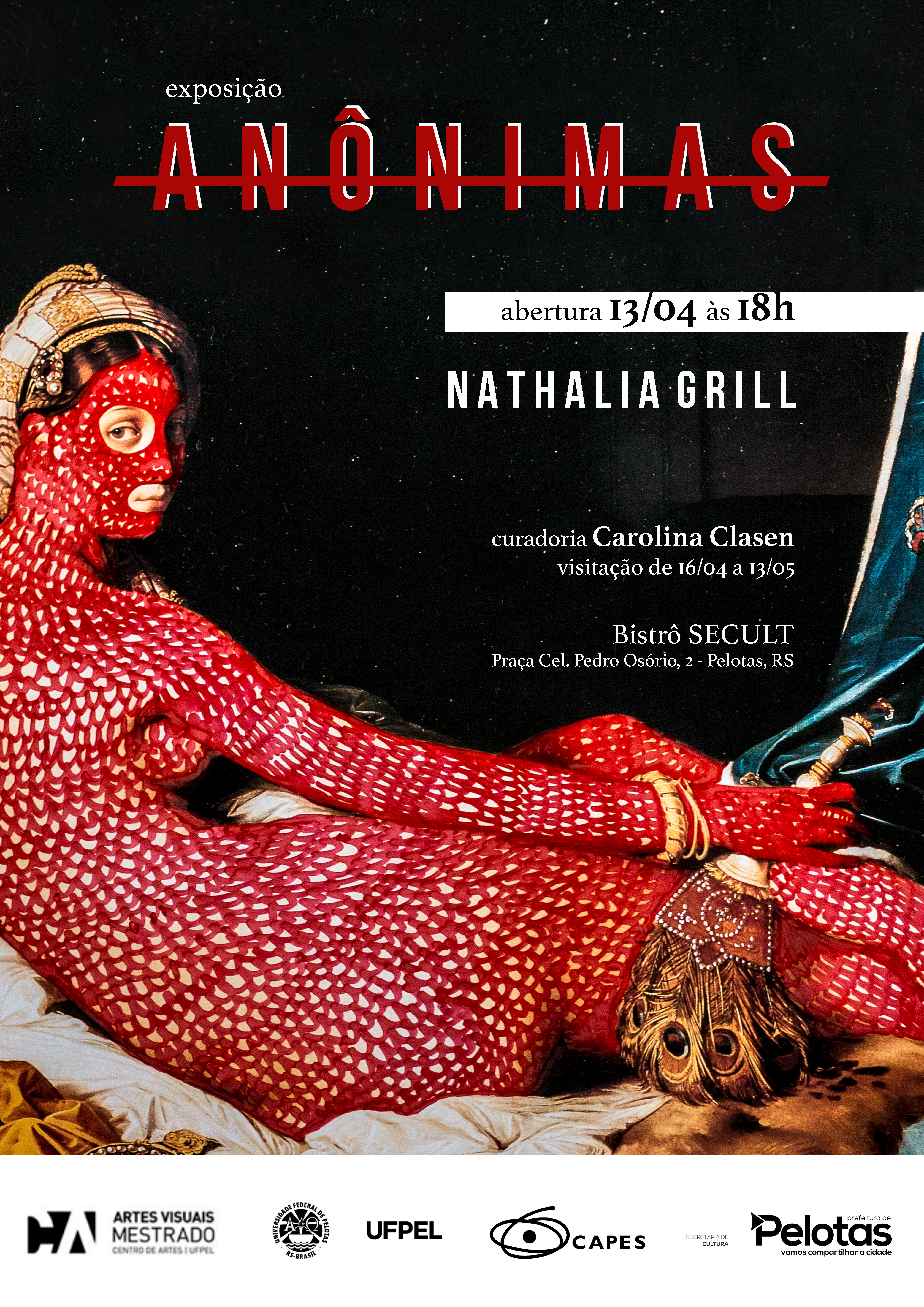 Vernissagem de Nathalia Grill ocorre nesta sexta, na Secult