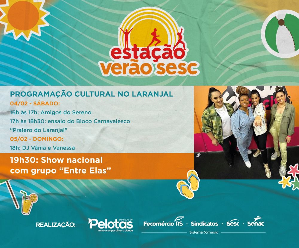 Festividades dos 71 anos encerram com shows DJs Vânia e Vanessa e do grupo Entre Elas