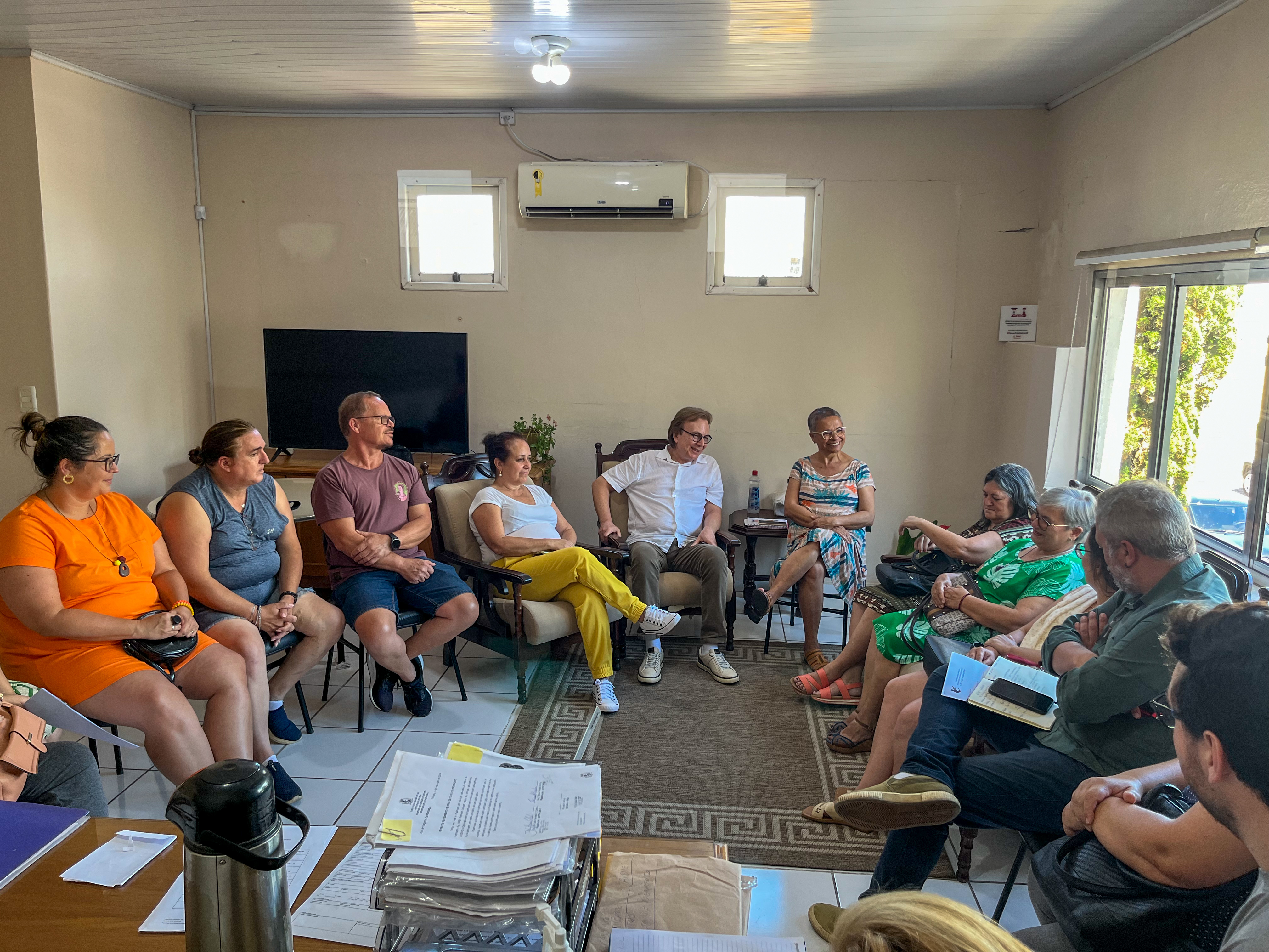 Equipe diretiva apresentou as demandas da escola para o início do ano letivo na rede municipal, que ocorre dia 10 de fevereiro na zona rural