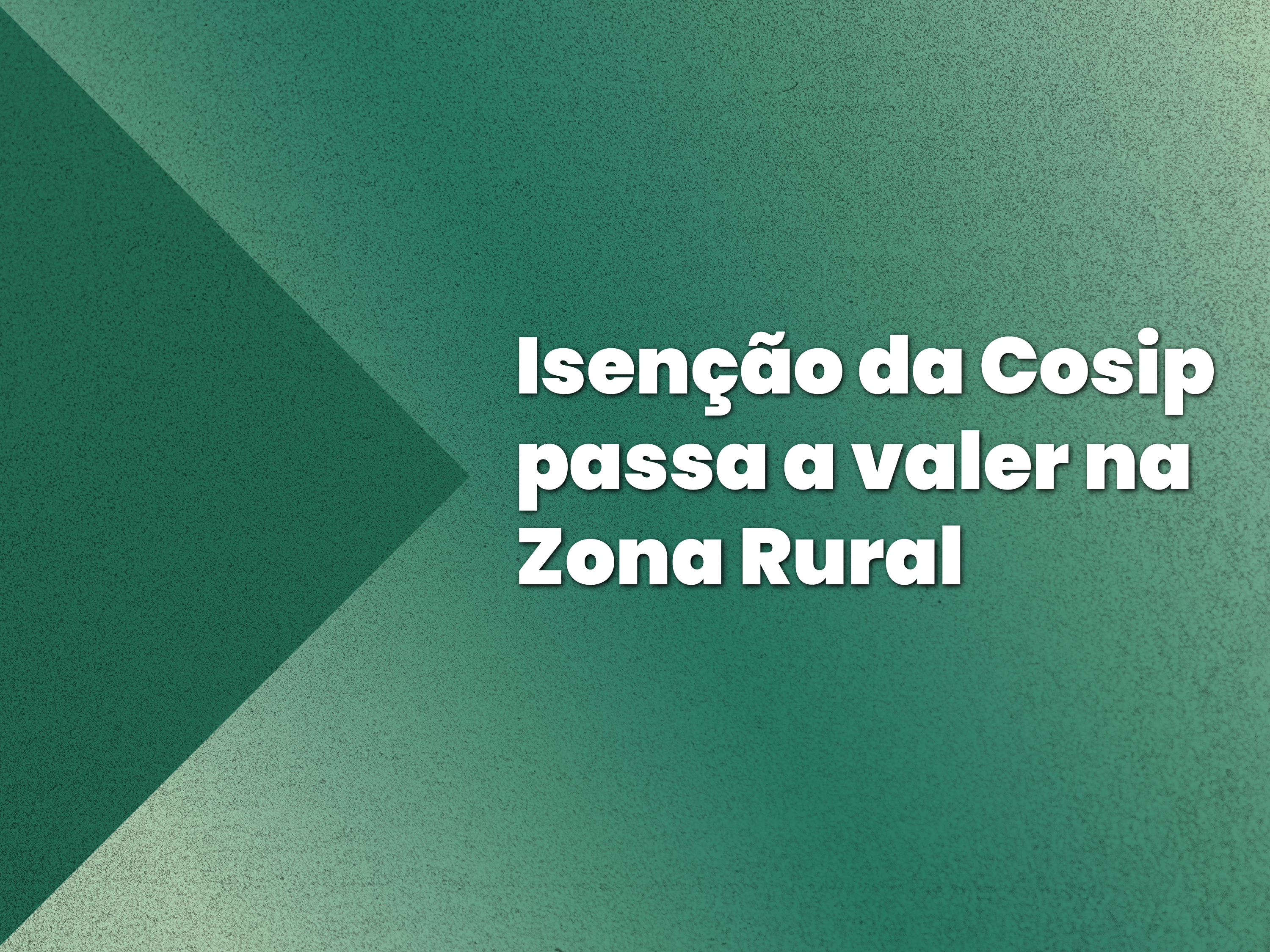 Moradores de imóveis localizados na zona rural de Pelotas podem solicitar o benefício a partir da próxima terça-feira (31)