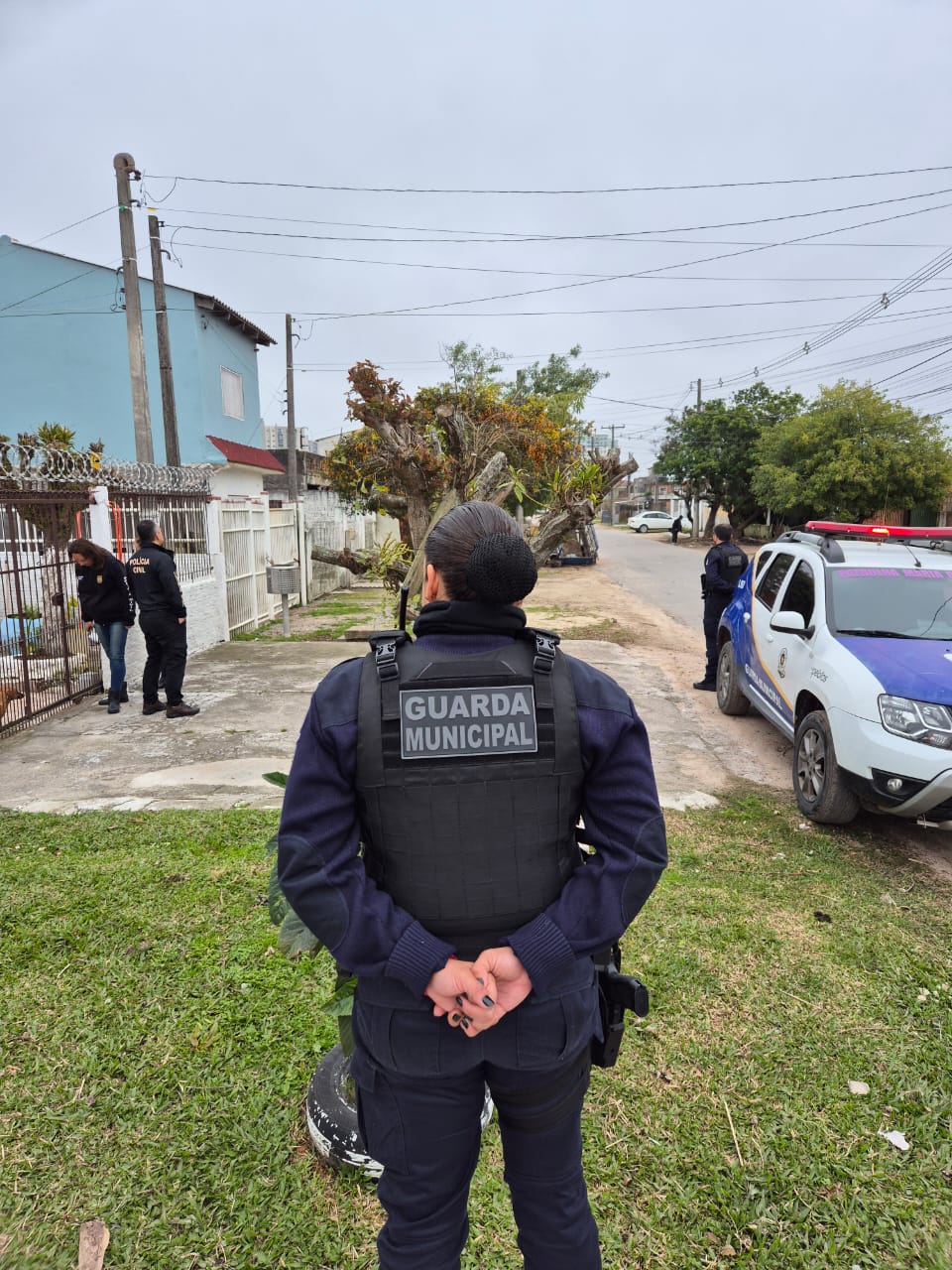 Patrulha Maria da Penha da Guarda Municipal atuou em apoio à Polícia Civil em diligências e cumprimento de mandado nesta quinta-feira (7)