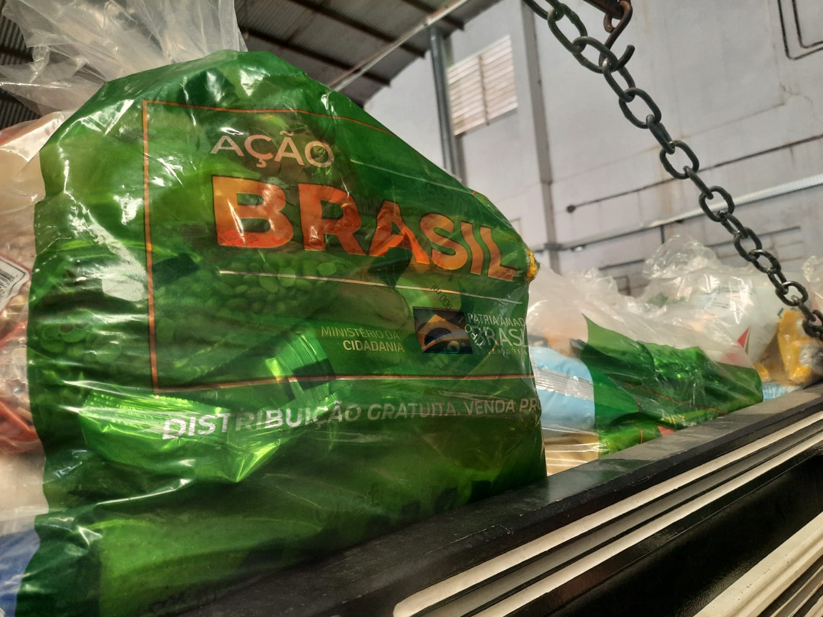 As cestas foram disponibilizadas pela Fundação Cultural Palmares e a previsão é de que sejam distribuídas na semana que vem