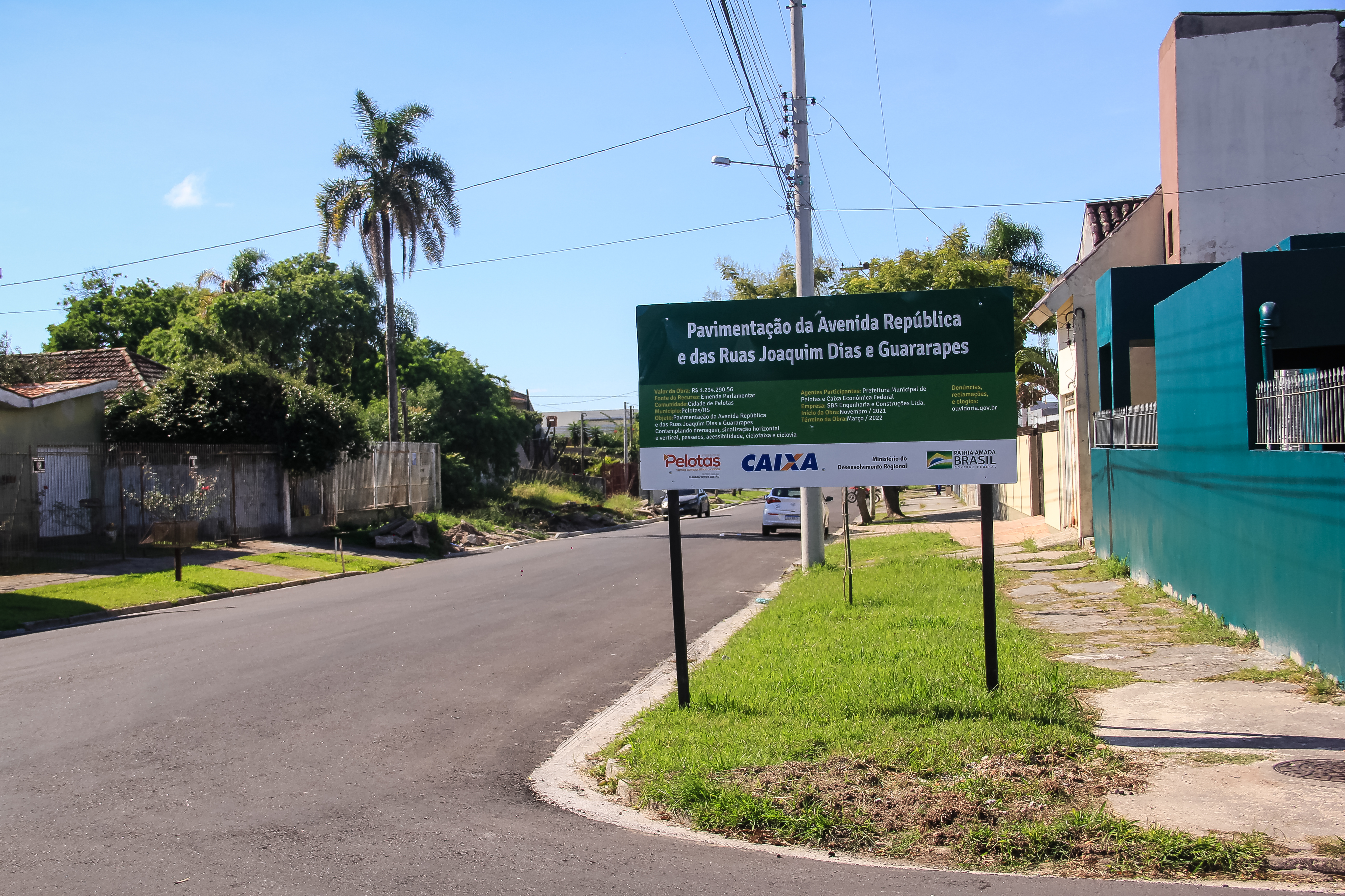 Bairro é beneficiado com requalificação da avenida República e das ruas Antônio Joaquim Dias e Guararapes
