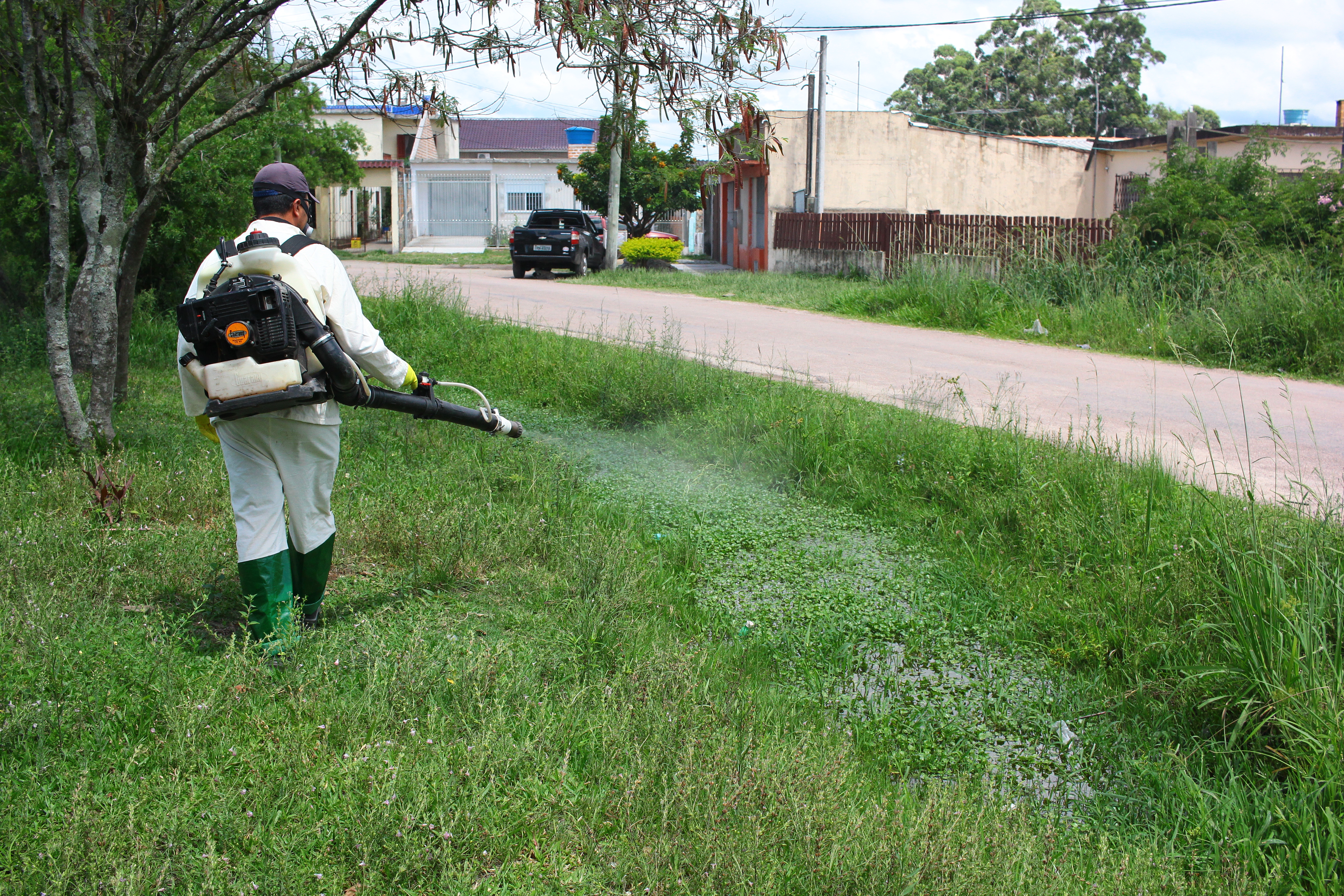 A ação tem por finalidade matar larvas e insetos adultos e inibir sua proliferação