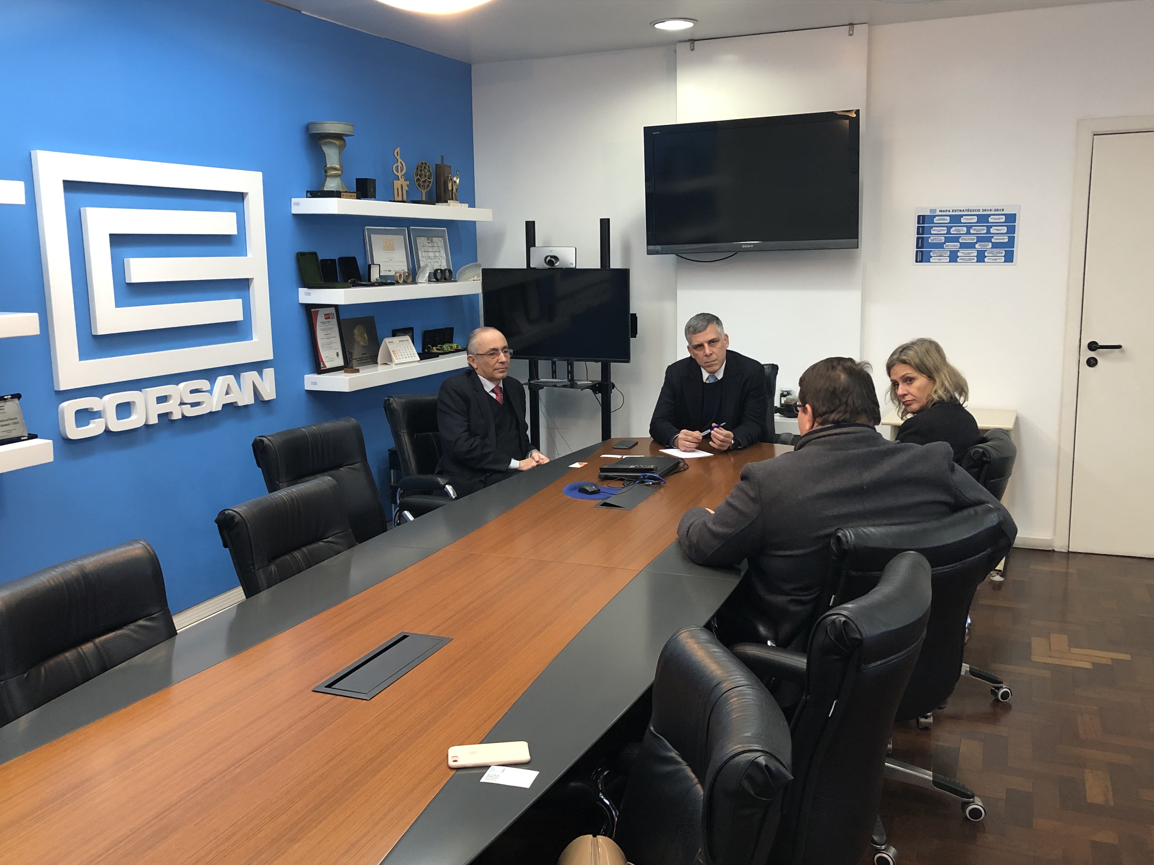 Projetos em comum e parcerias também foram discutidos durante encontro em Porto Alegre