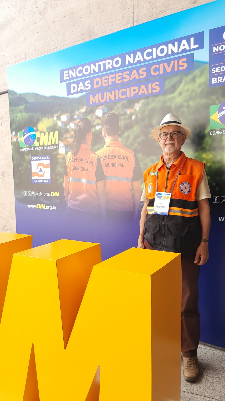 Milton Martins participa do Encontro Nacional das Defesas Civis Municipais, que ocorre desde quinta-feira (6) na capital federal