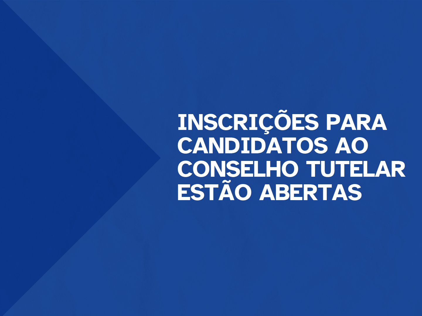 Interessados devem se inscrever até o dia 2 de maio