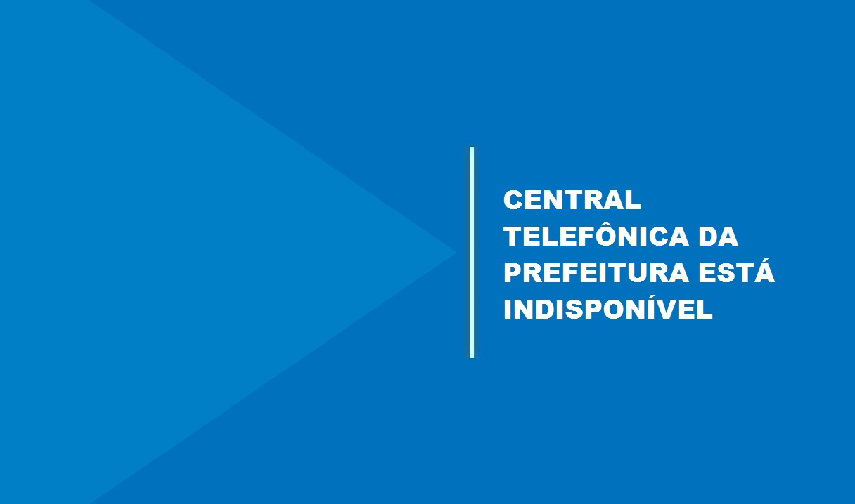 Números serão utilizados até que problema na central telefônica seja resolvido