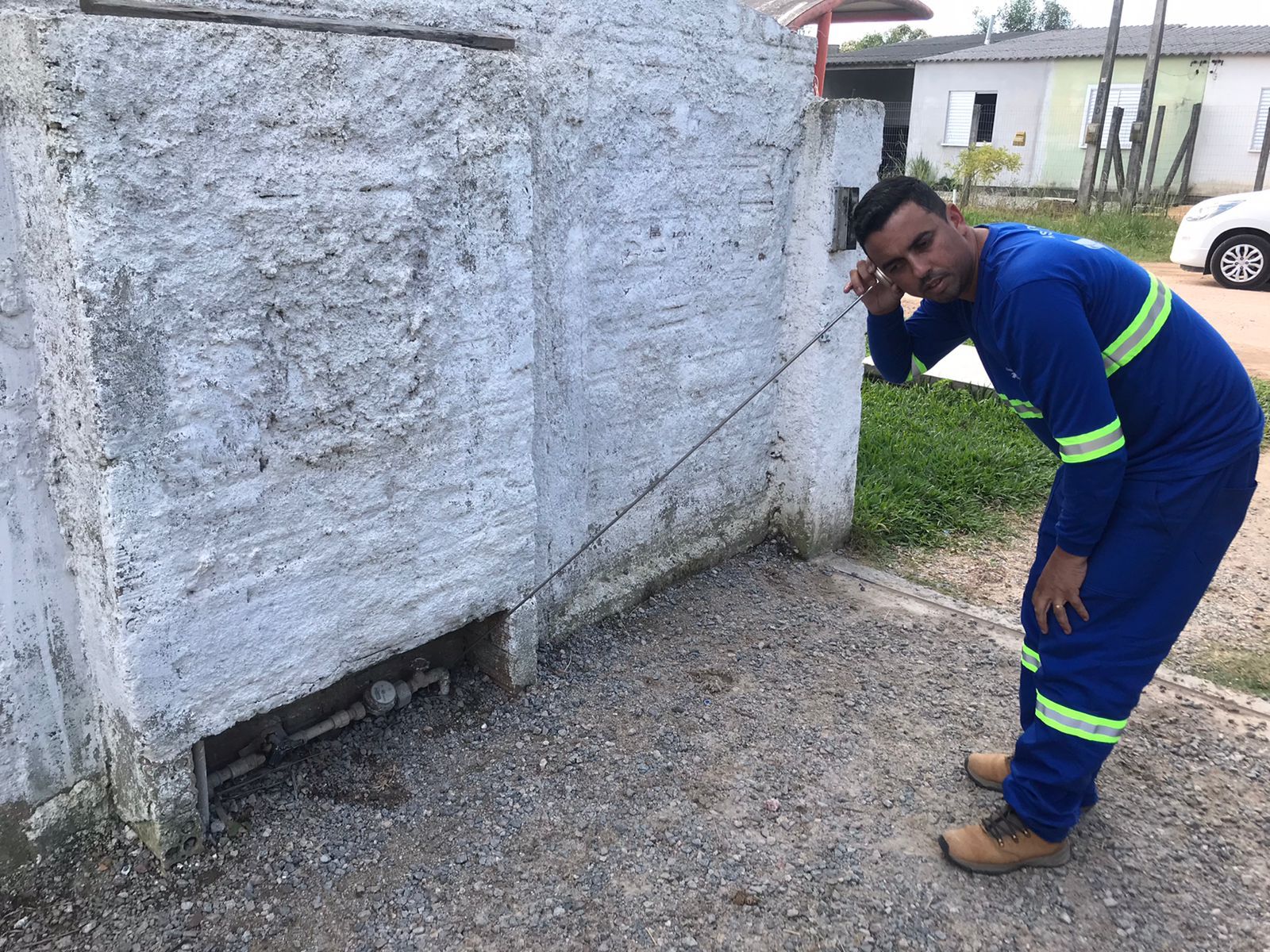 Mais de 30 pontos de perda de água potável já foram encontrados e receberam as devidas manutenções
