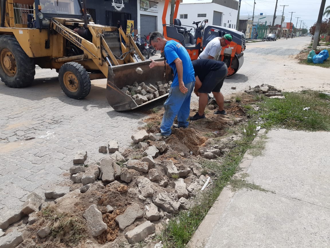Intervenções da Prefeitura visam acabar com os buracos e imperfeições no leito da via