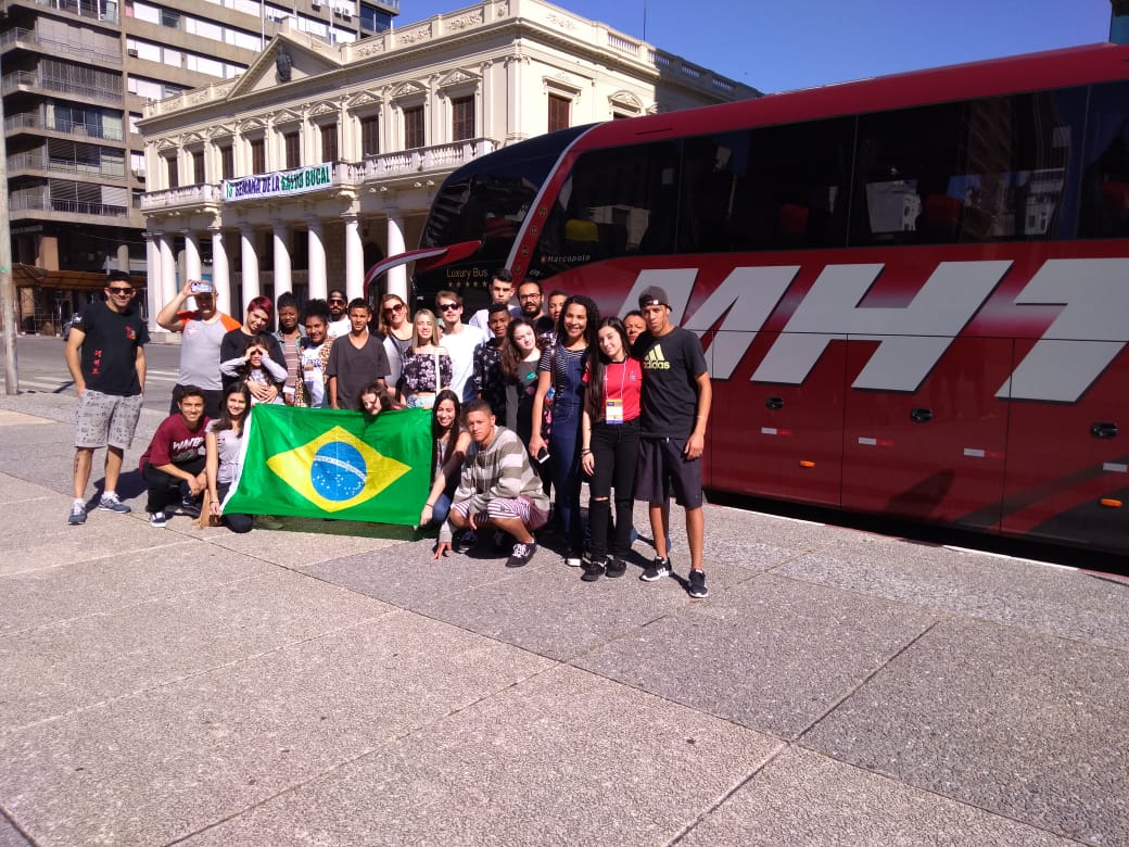 Atletas participaram do Grand Premio Charrua de Taekwondo em Montevidéu