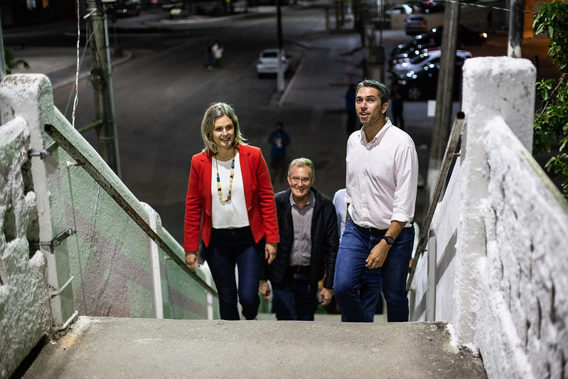 Rua Paulo Guilayn, na Balsa, e Passarela da Viação Férrea ganham o novo sistema. Prefeita Paula fez a entrega das melhorias