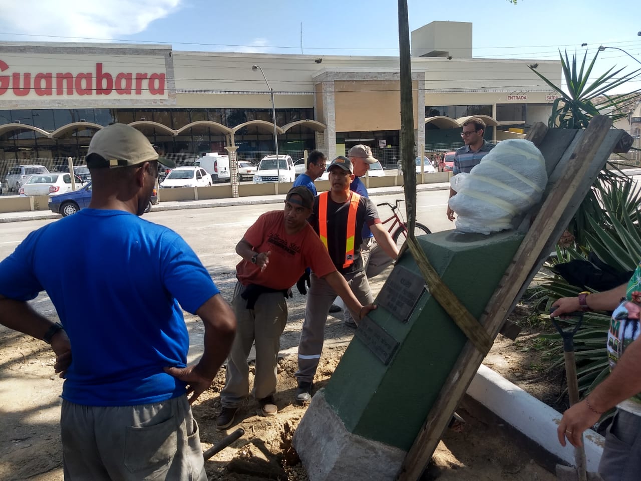Ação faz parte das obras de requalificação do local