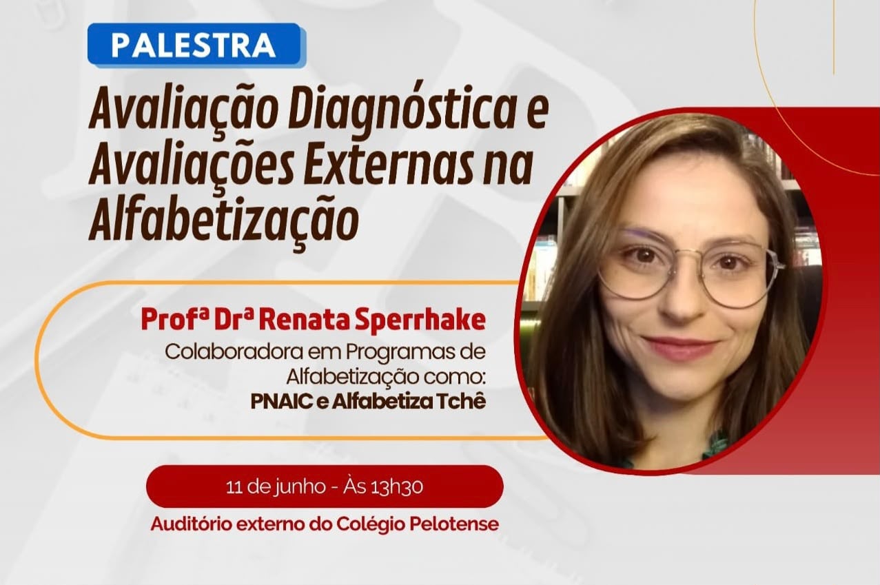 Encontro abordará avaliação diagnóstica e avaliações externas nos anos iniciais do ensino fundamental