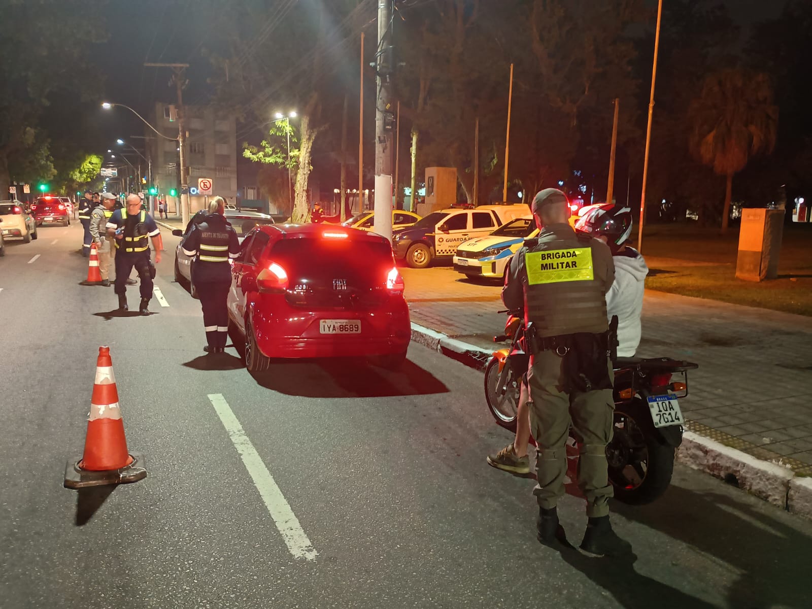 Operações reuniram Prefeitura e Brigada Militar em ações de trânsito e segurança