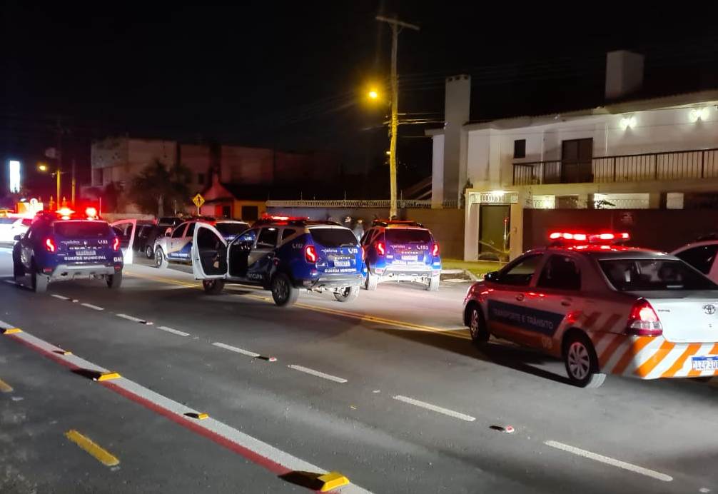Durante o fim de semana, agentes das forças de segurança realizaram comboios, monitoramento e checagem de denúncias