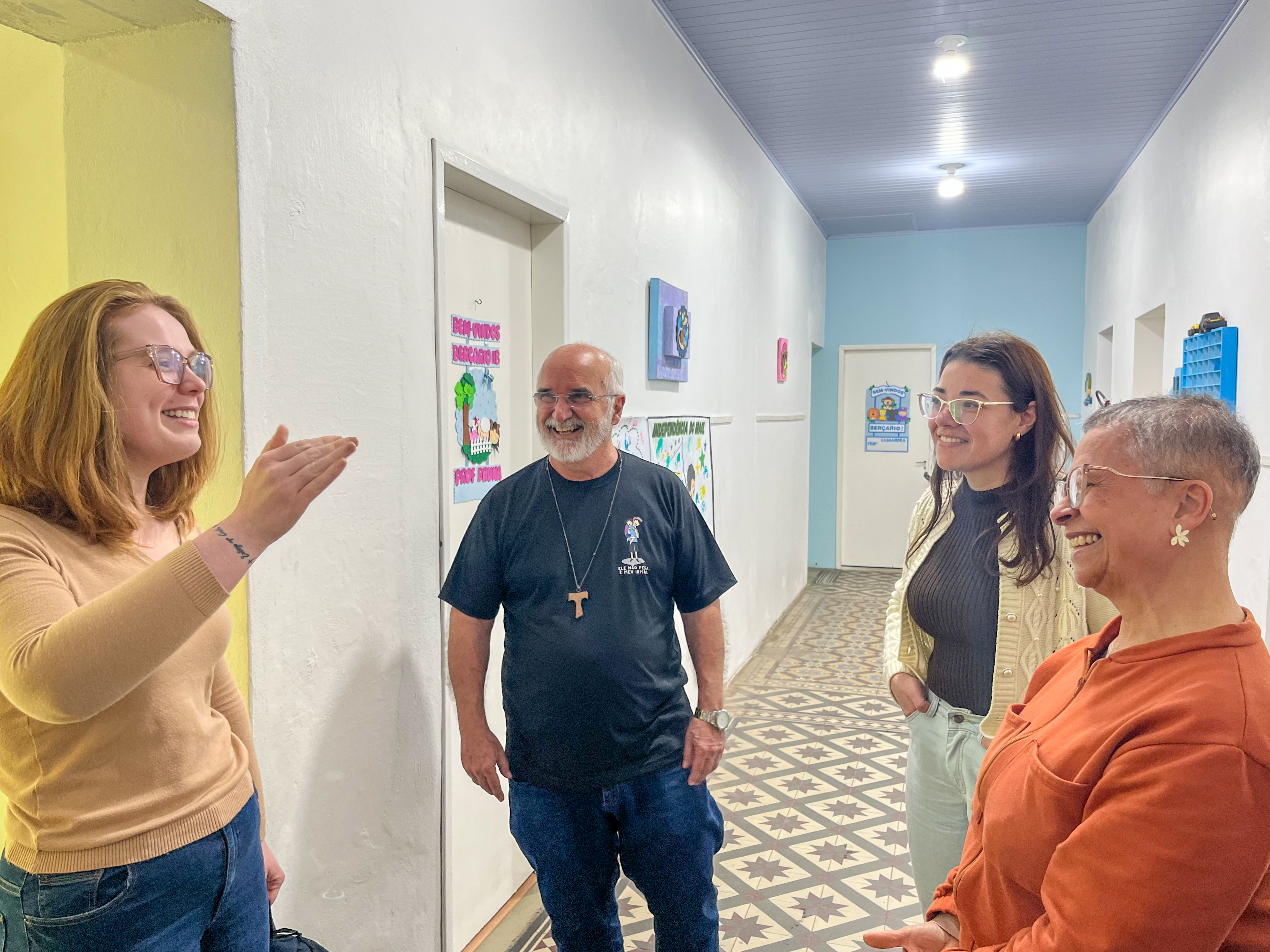 Diretor do Instituto apresentou as instalações e o trabalho pedagógico realizado na escola