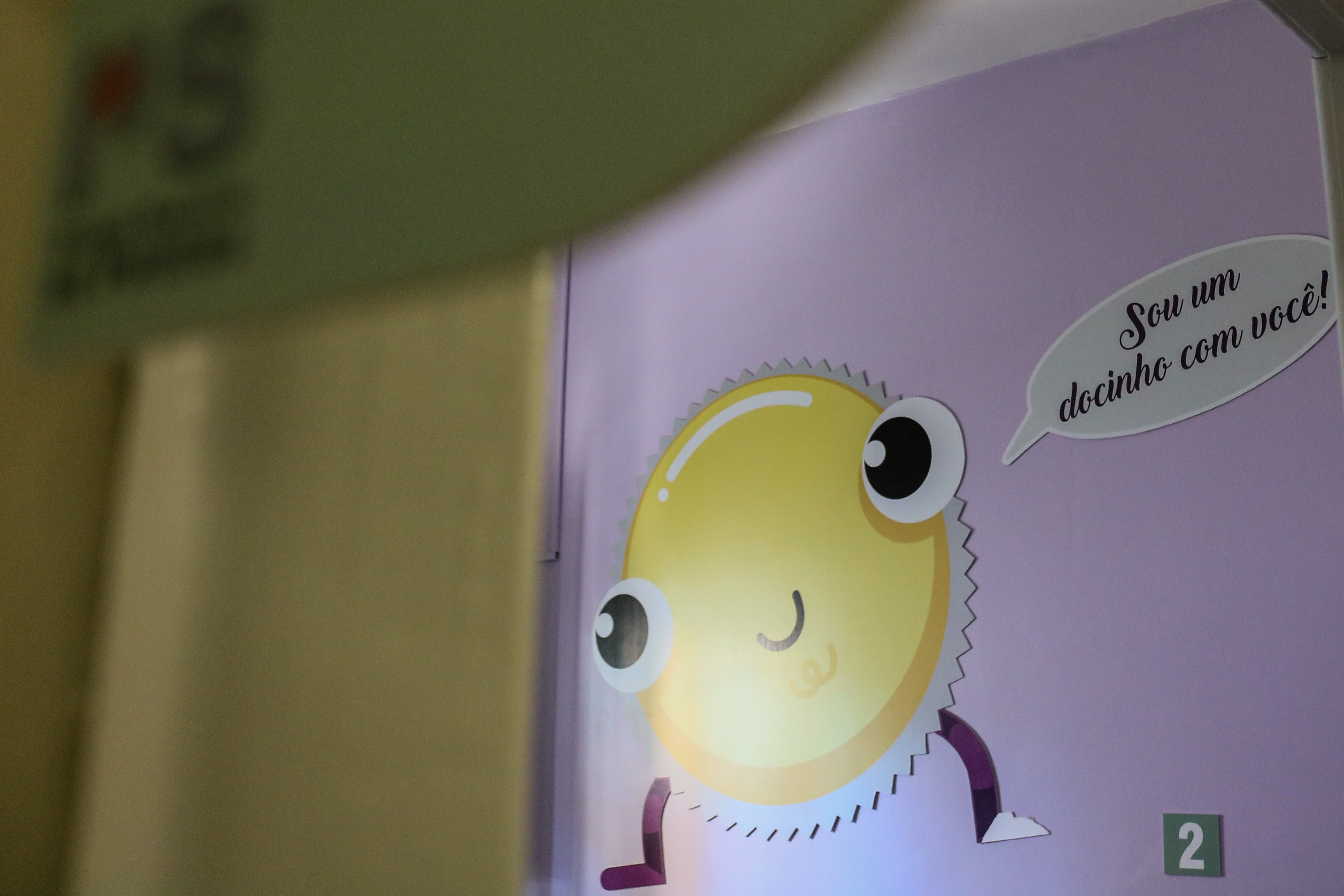 Espaço revitalizado fica localizado na entrada do PSP, o que evita que as crianças tenham contato com outros doentes