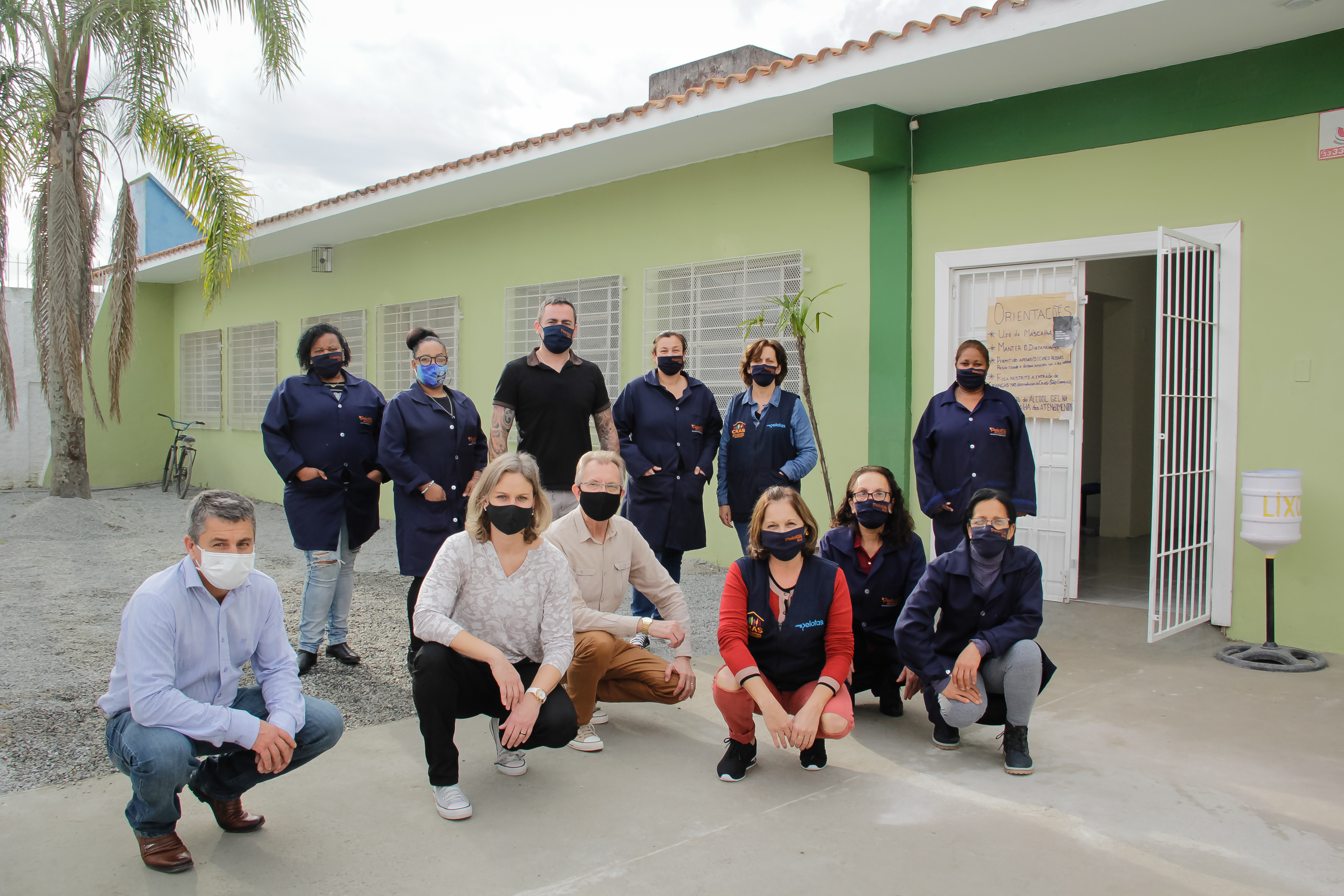 A prefeita Paula Mascarenhas e o vice-prefeito Idemar Barz estiveram no local para ver a estrutura reformada e ampliada