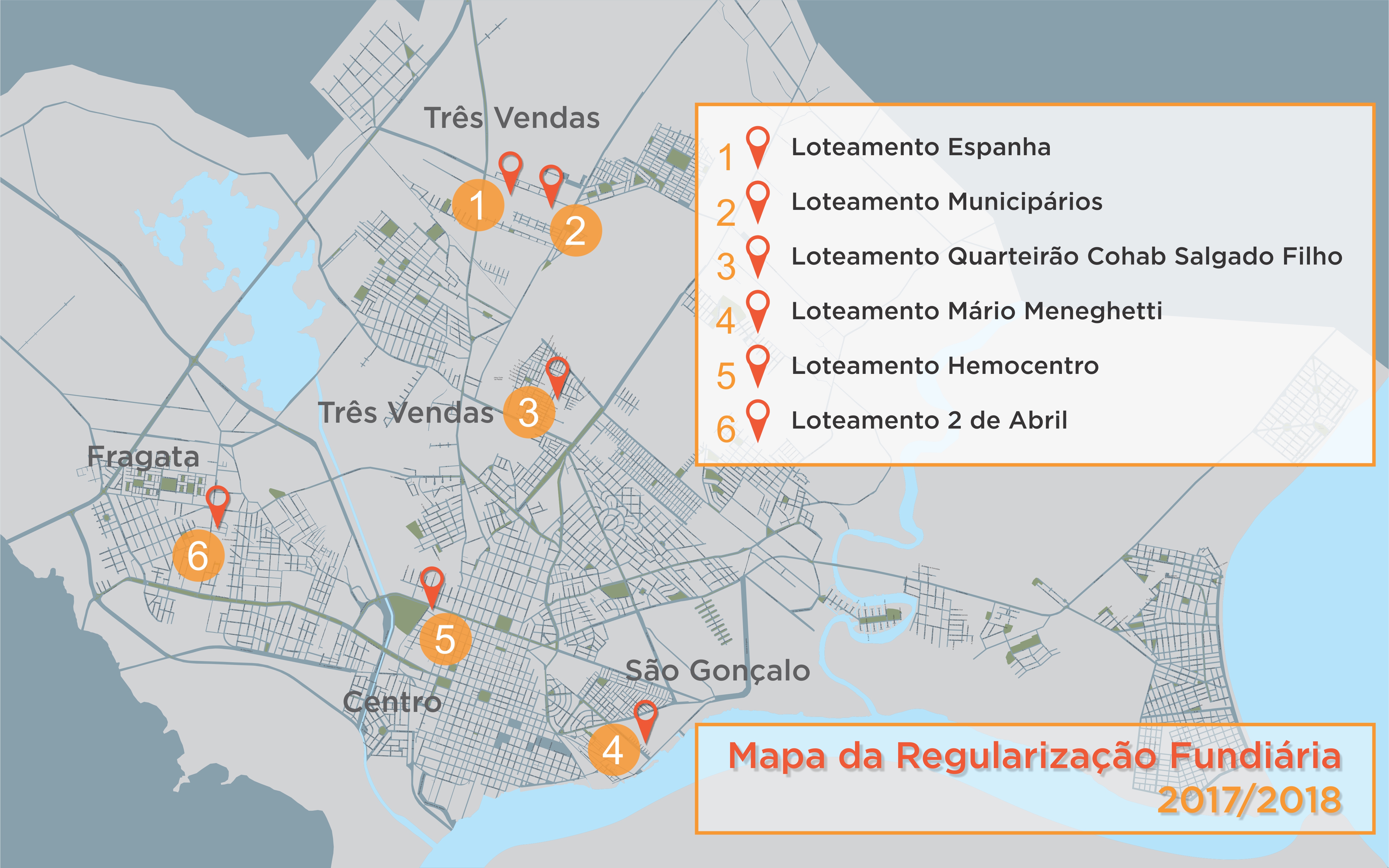 Quatro áreas devem ser regularizadas em breve