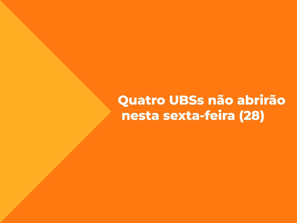 Unidades Areal Leste, CSU Areal, Vila Municipal e Obelisco, administradas pela UFPel, não realizarão atendimento devido ao ponto facultativo do Dia do Servidor