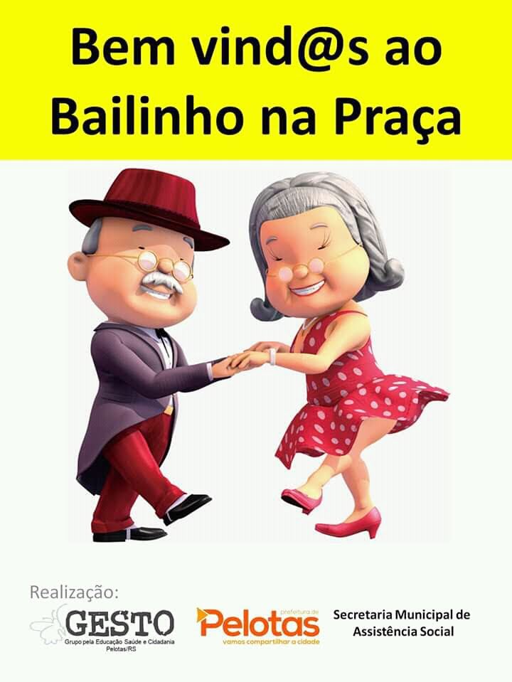 Atividade, na Praça Cel.Pedro Osório, tem o objetivo de fortalecer os vínculos entre os idosos