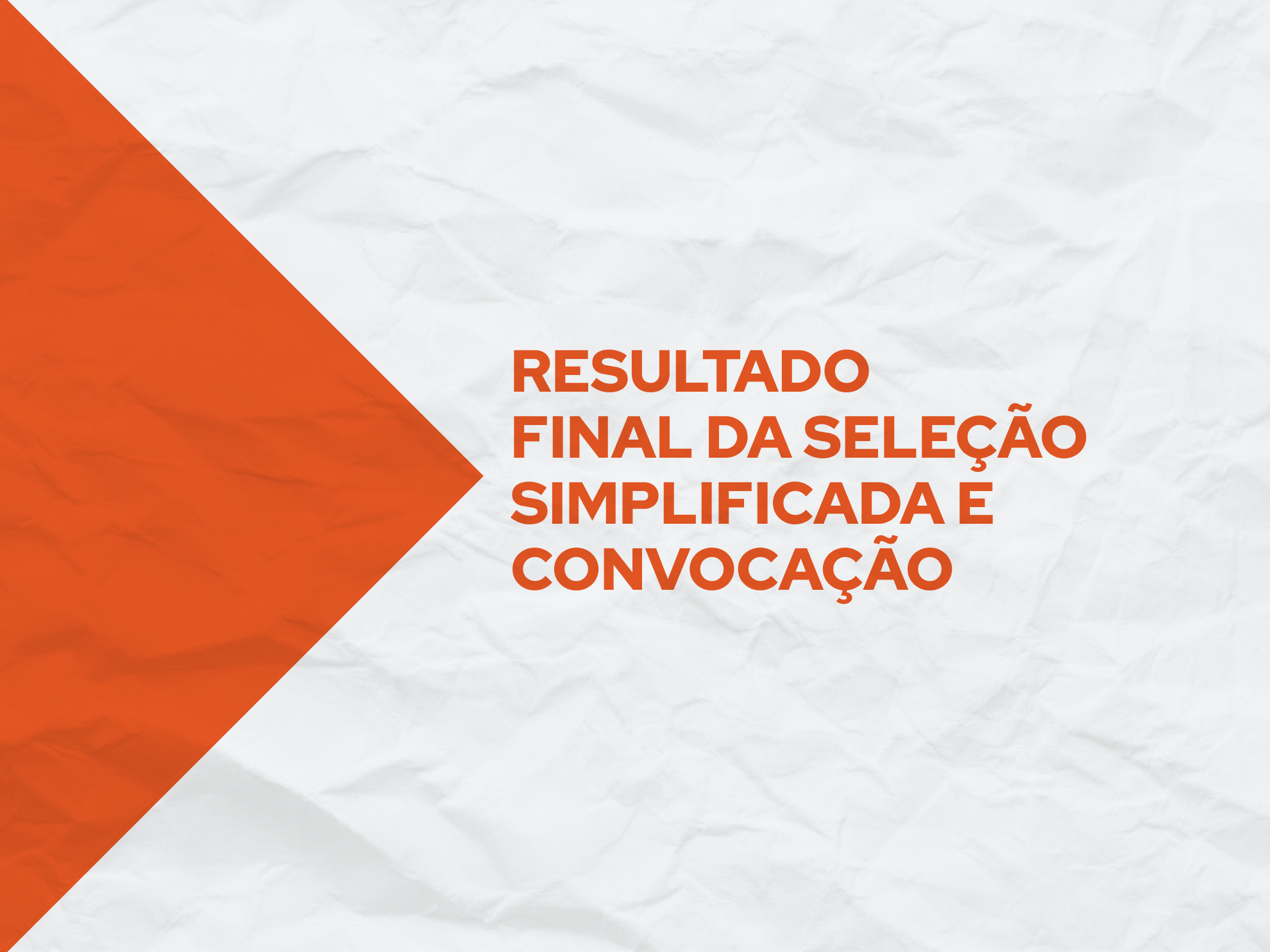 Processo deu-se para formação de cadastro reserva em diversas funções