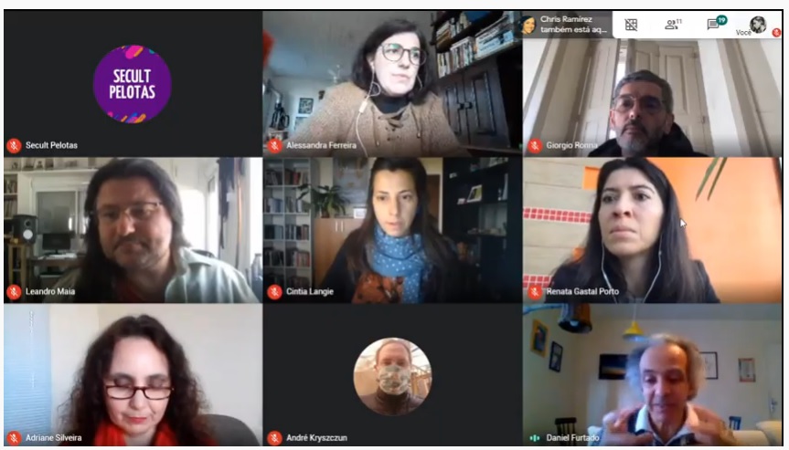 Evento é transmitido pelo canal da Secult no Youtube e atraiu cerca de 90 pessoas no primeiro dia