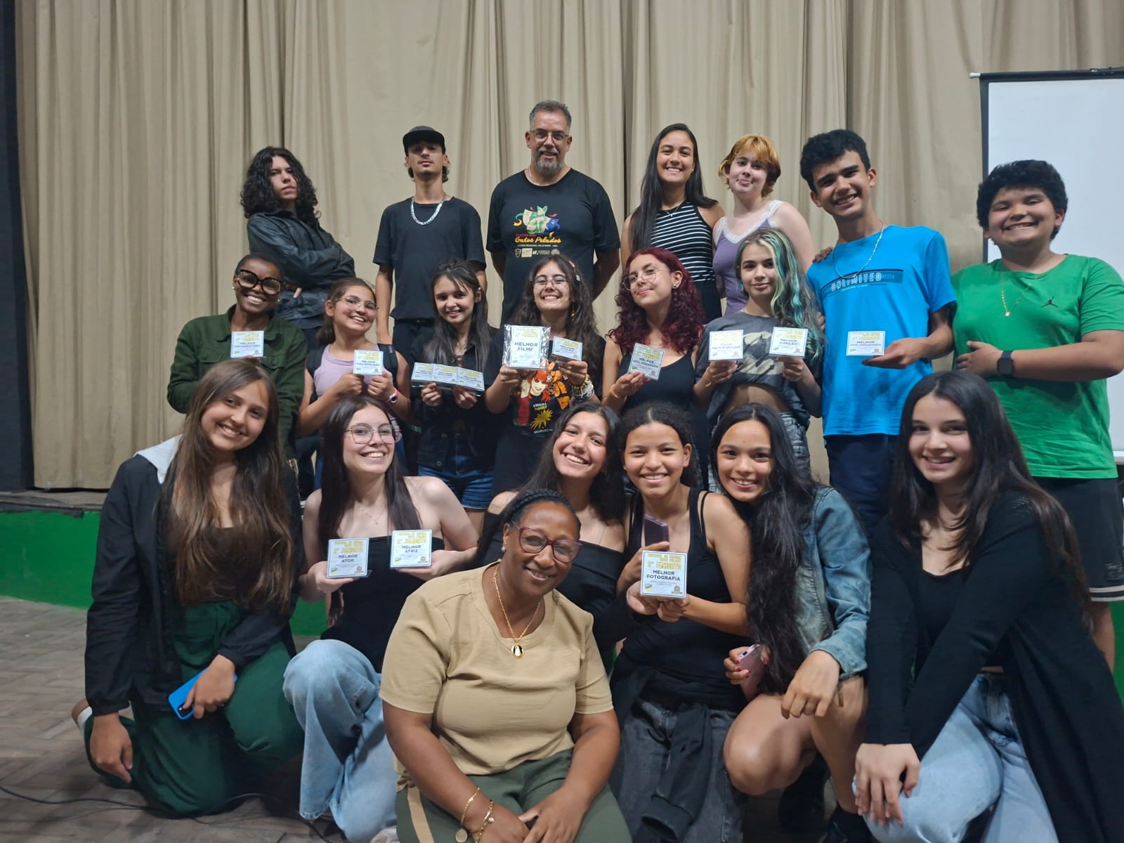 O 3º Fecigato exibiu 17 curtas-metragens produzidos por estudantes da escola. O filme vencedor foi produzido por estudantes da turma 8I