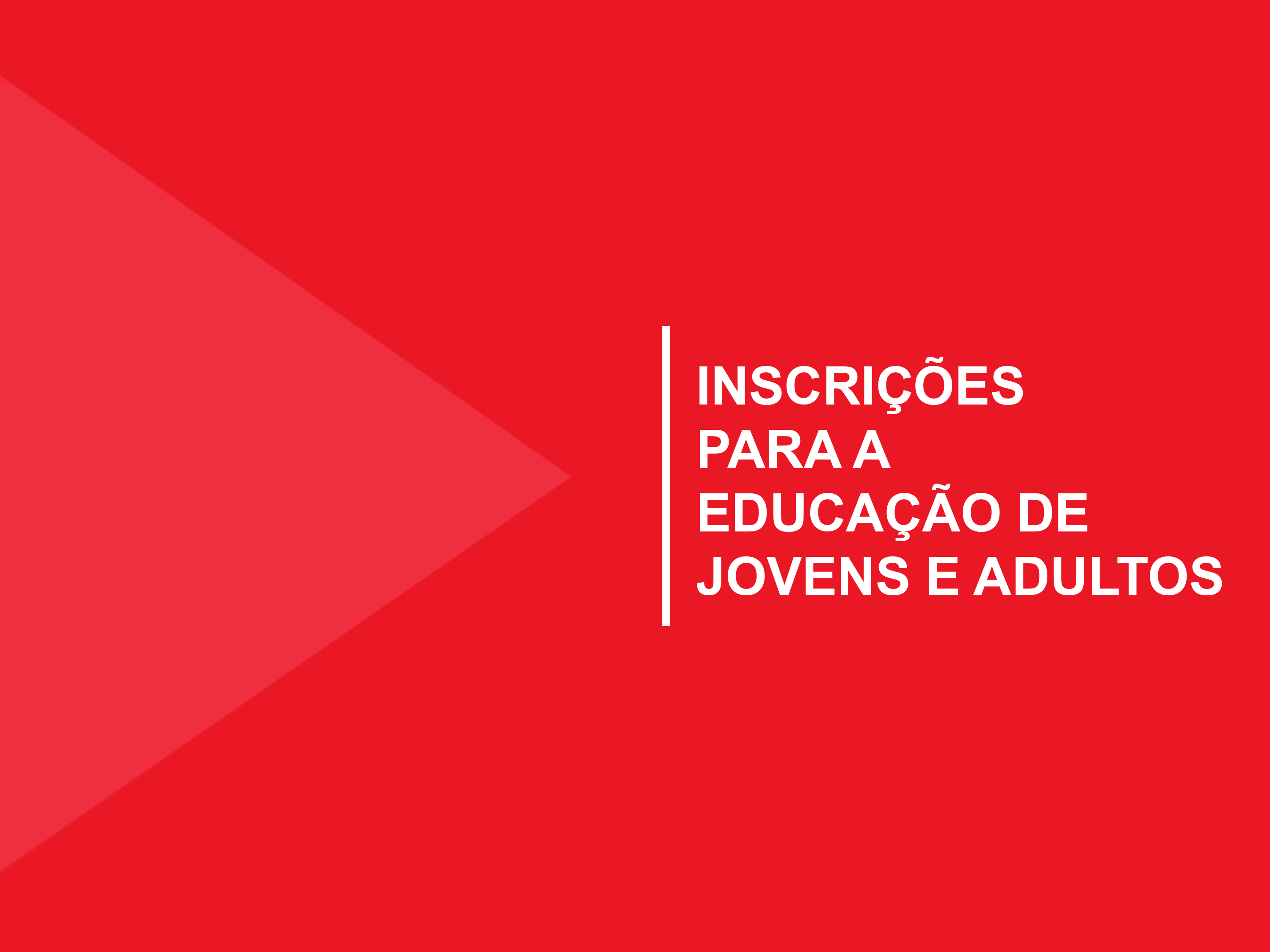 Interessados devem procurar as escolas municipais