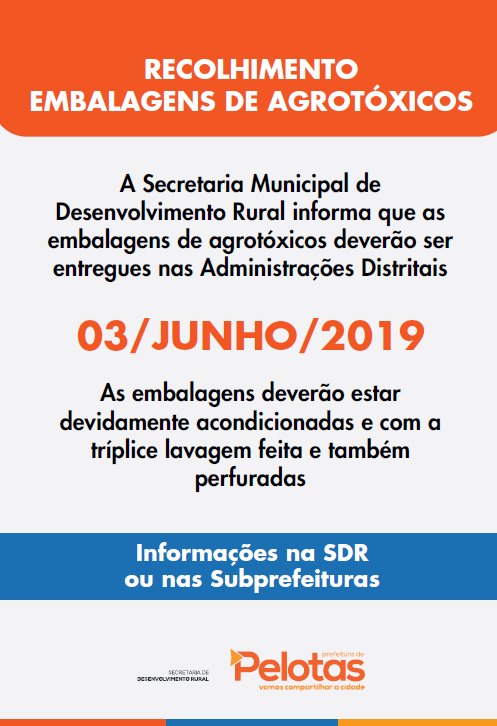 Cartazes começam a ser afixados nas sedes das administrações distritais nesta quarta-feira