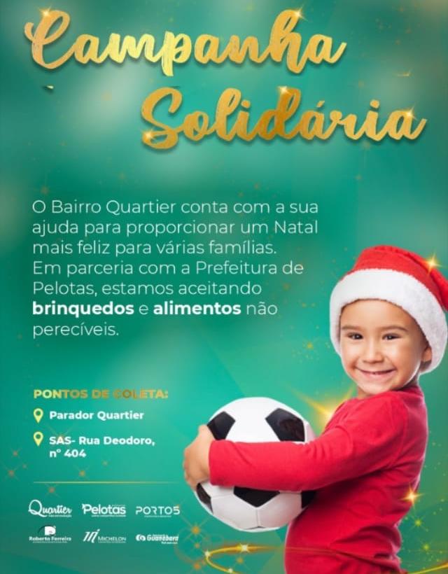 Doações serão destinadas para abrigos, Cras e Creas de Pelotas