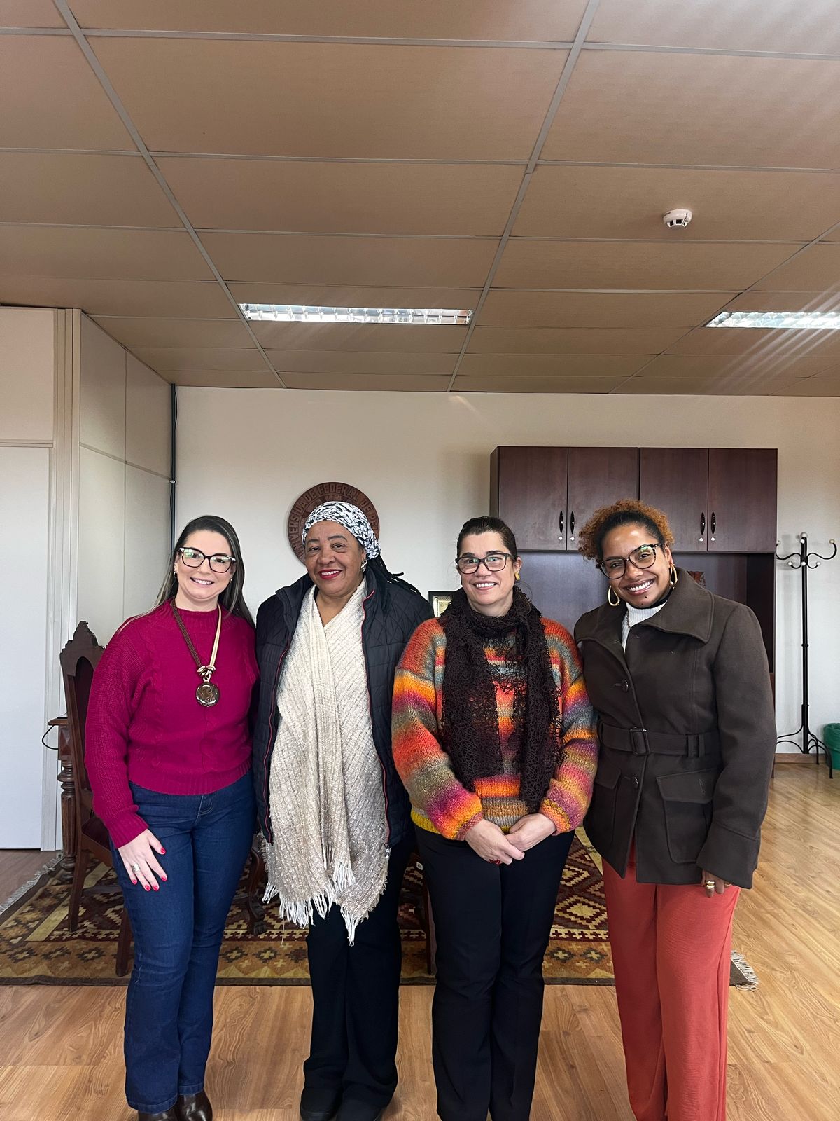 Na manhã desta terça-feira (10) a equipe da SPM foi recebida pela reitora da Universidade