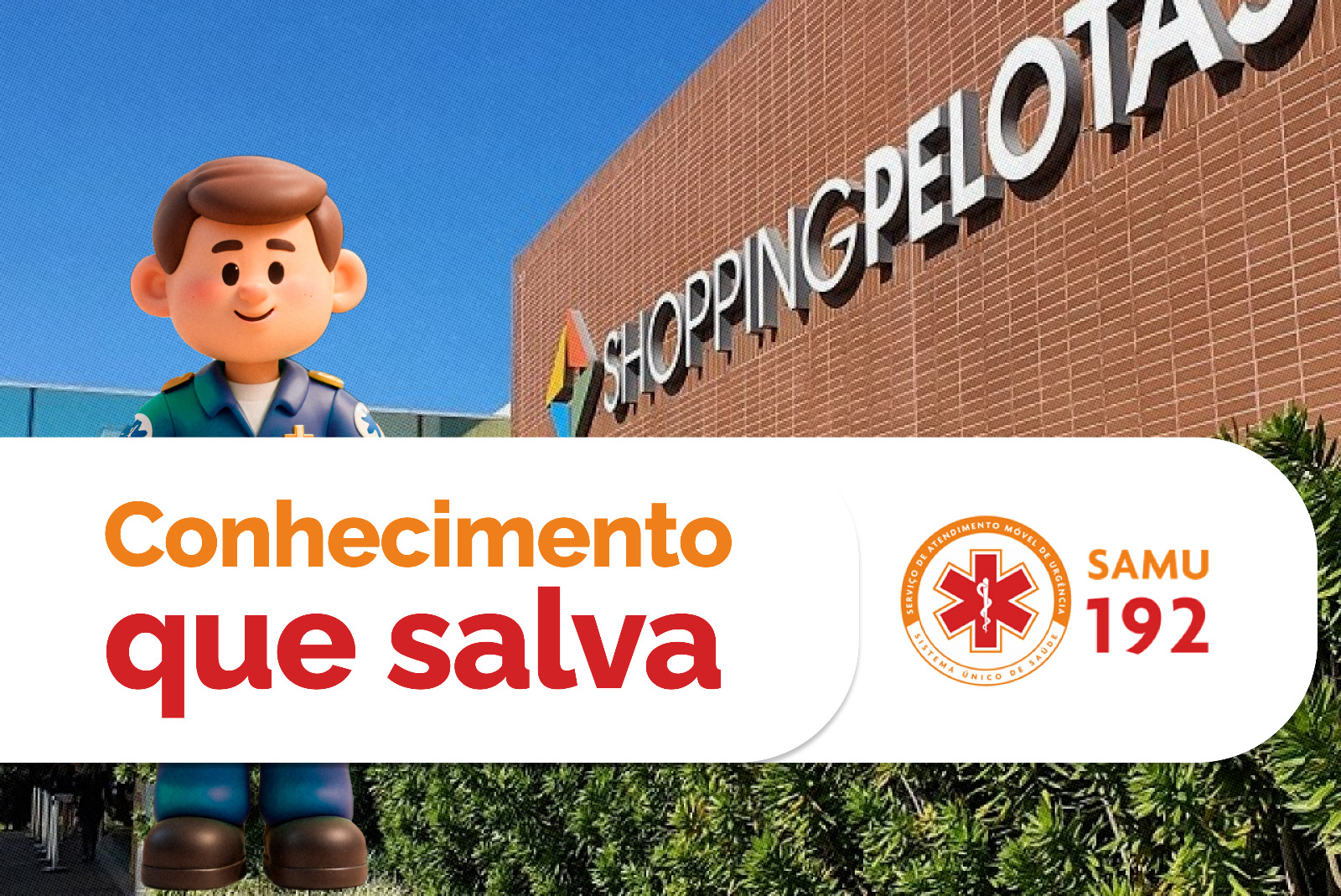 Projeto Conhecimento que Salva vai ao Shopping na próxima segunda (22)