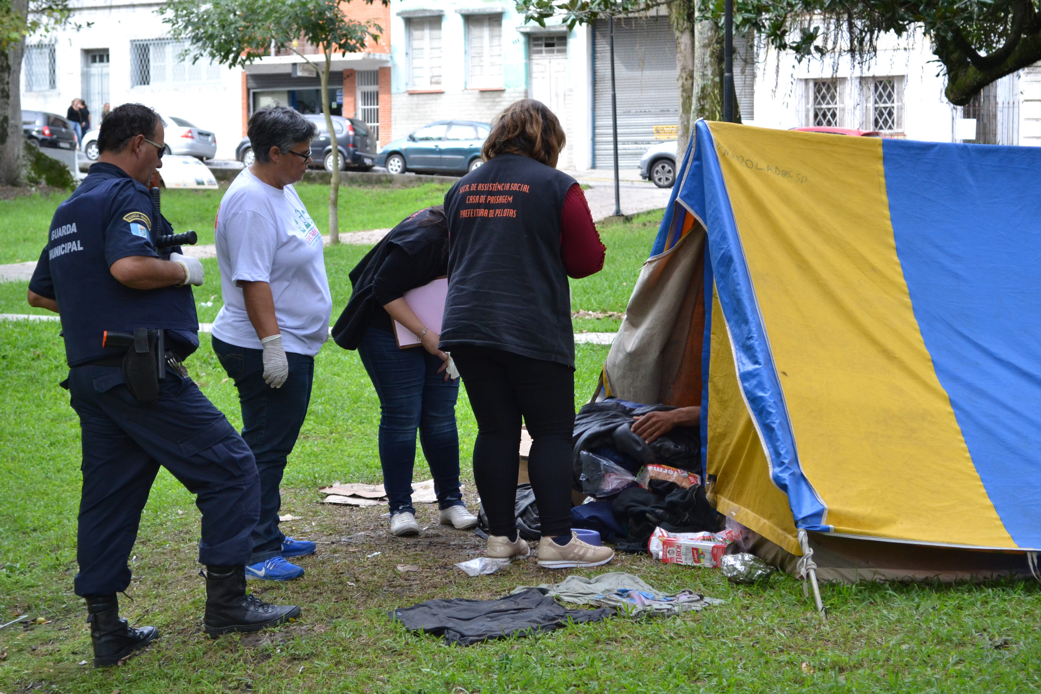 População recebe amparo nos abrigos municipais. Estratégia é consequência do frio intenso