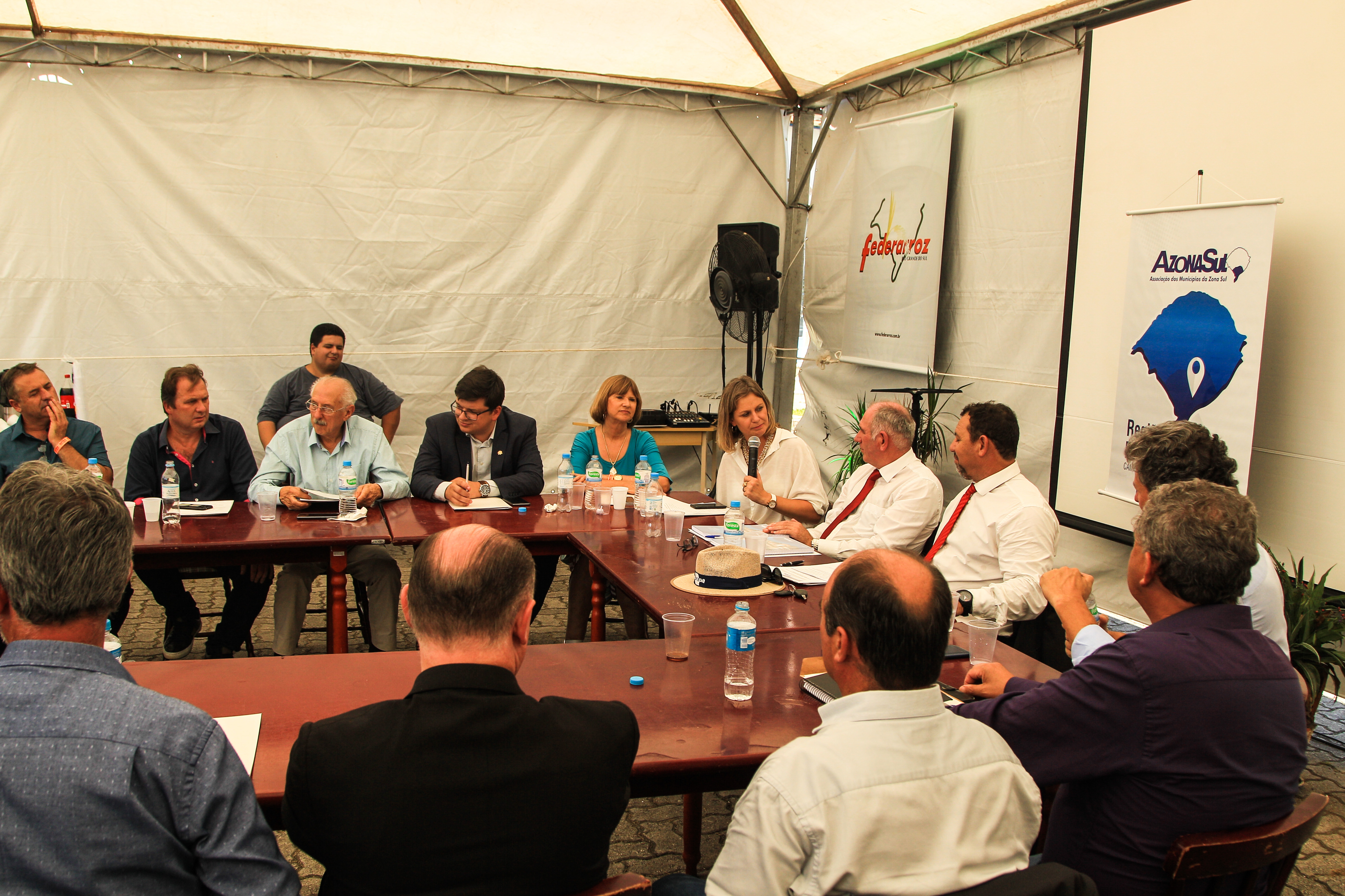 Posse da nova diretoria ocorreu durante a 29ª Abertura Oficial da Colheita do Arroz