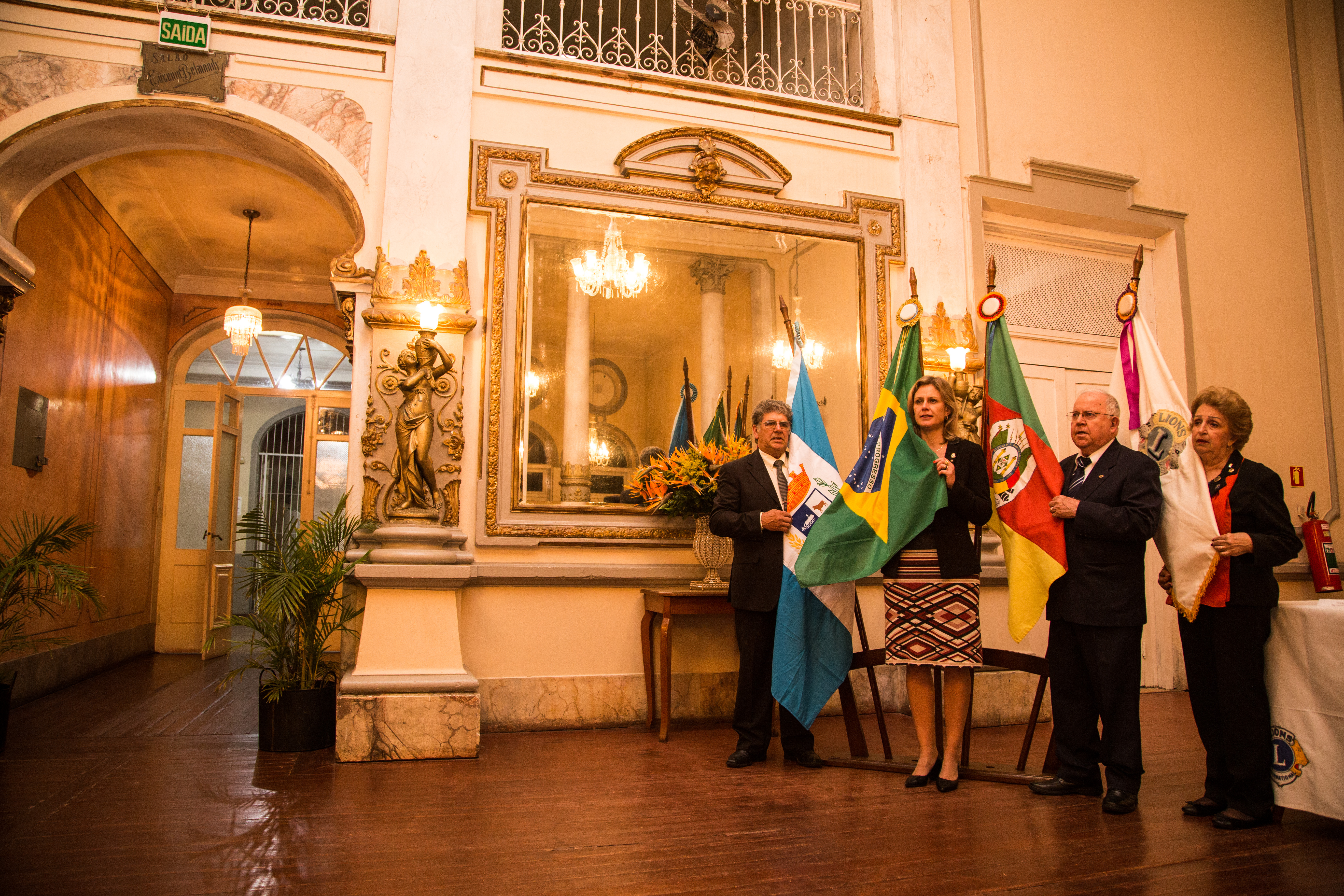 Prefeita Paula Mascarenhas acompanhou o evento, que reuniu todos os Lions da cidade
