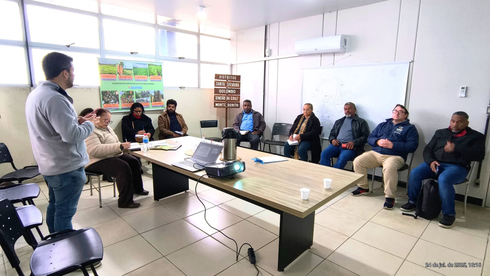 A reunião de apresentação aconteceu nesta quinta-feira (24) na SDR