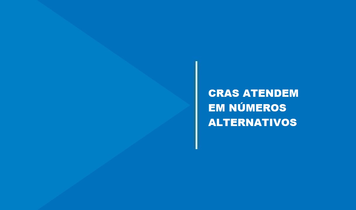 Os Cras Três Vendas e Fragata estão sem telefone devido a manutenção da rede pela operadora. Já a unidade do Areal está em nova sede para reforma