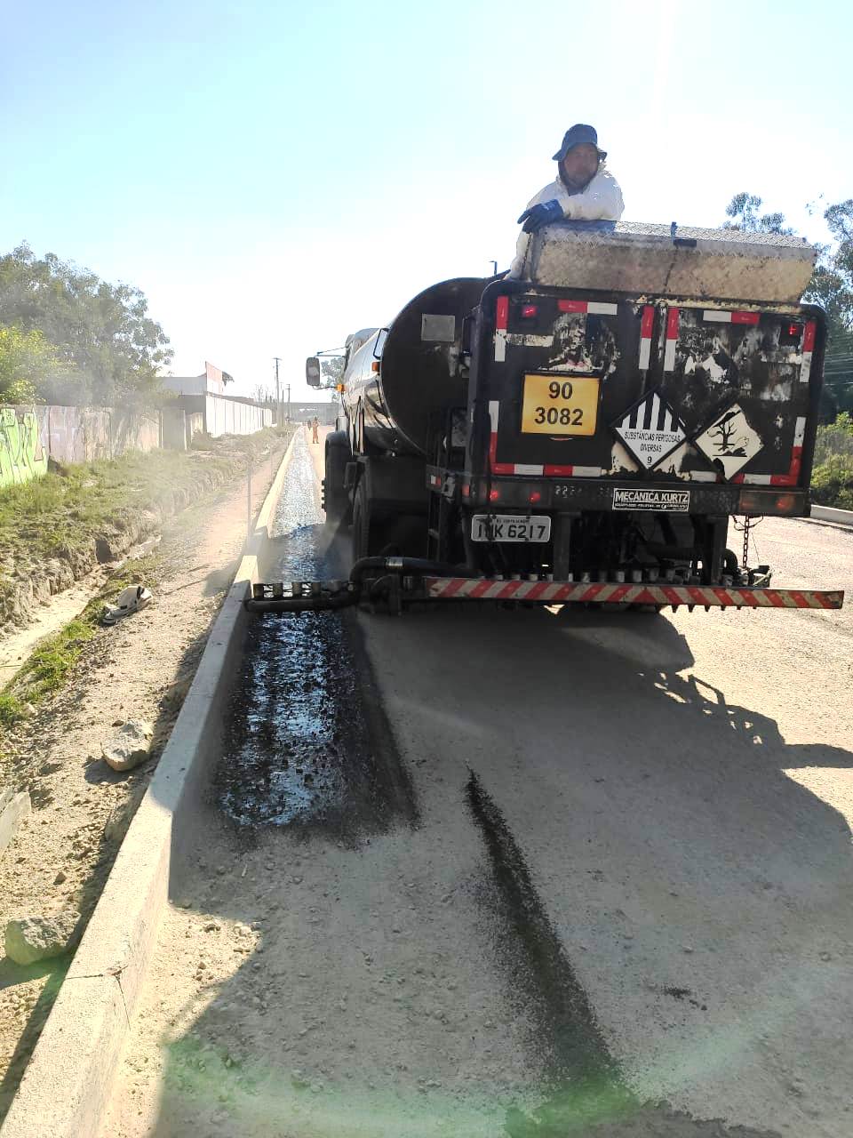 Durante o dia, os bloqueios do trânsito ocorrerão parcial ou totalmente, em cerca de 500 metros