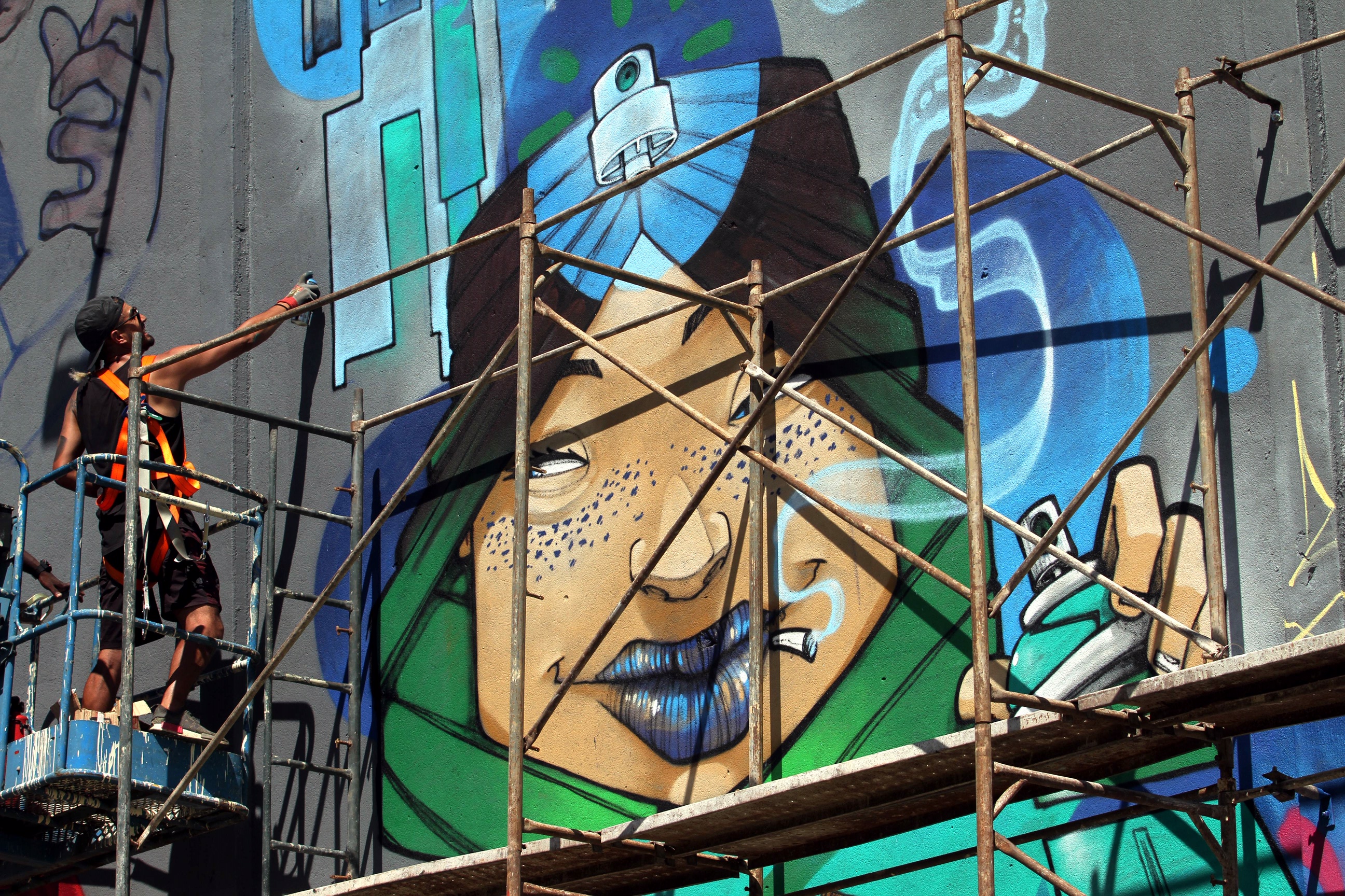 Mais de 50 artistas urbanos participaram da única edição brasileira do Meeting Of Styles em 2018