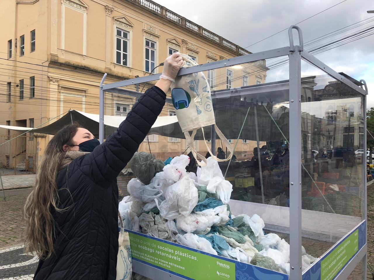 Projeto Plástico Zero chegará aos bairros para estimular o uso de sacolas reutilizáveis nas feiras orgânicas