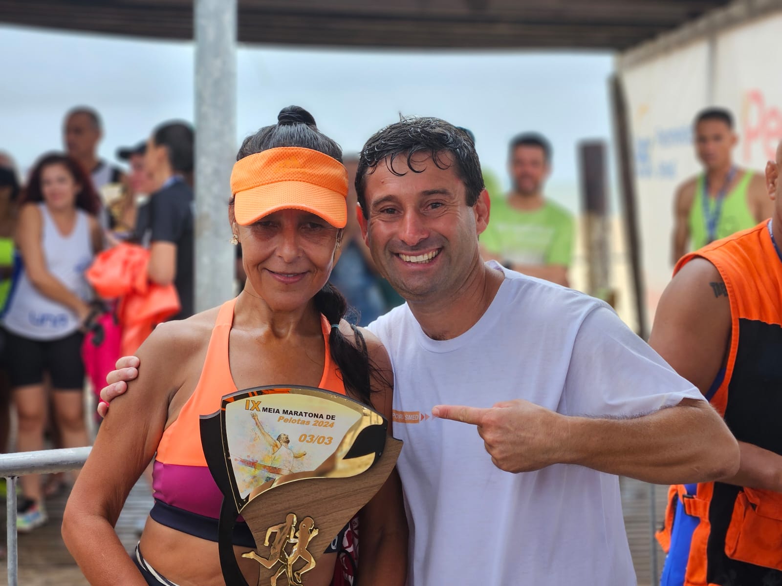 Atleta do Paradesporto é bicampeã da Meia Maratona de Pelotas