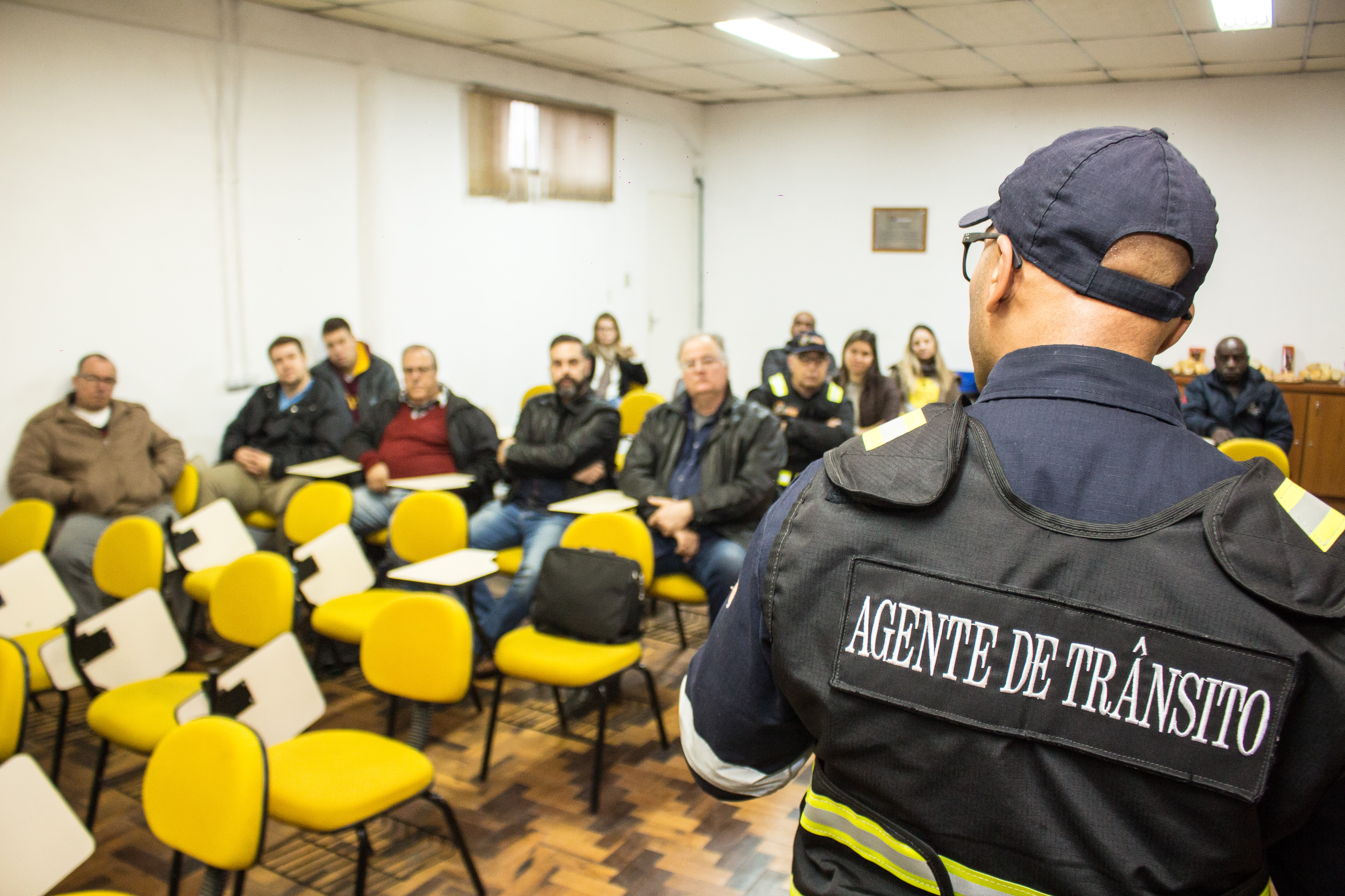 Agentes de trânsito realizaram atividade com profissionais da Saúde e Educação durante a data, celebrada nesta quinta