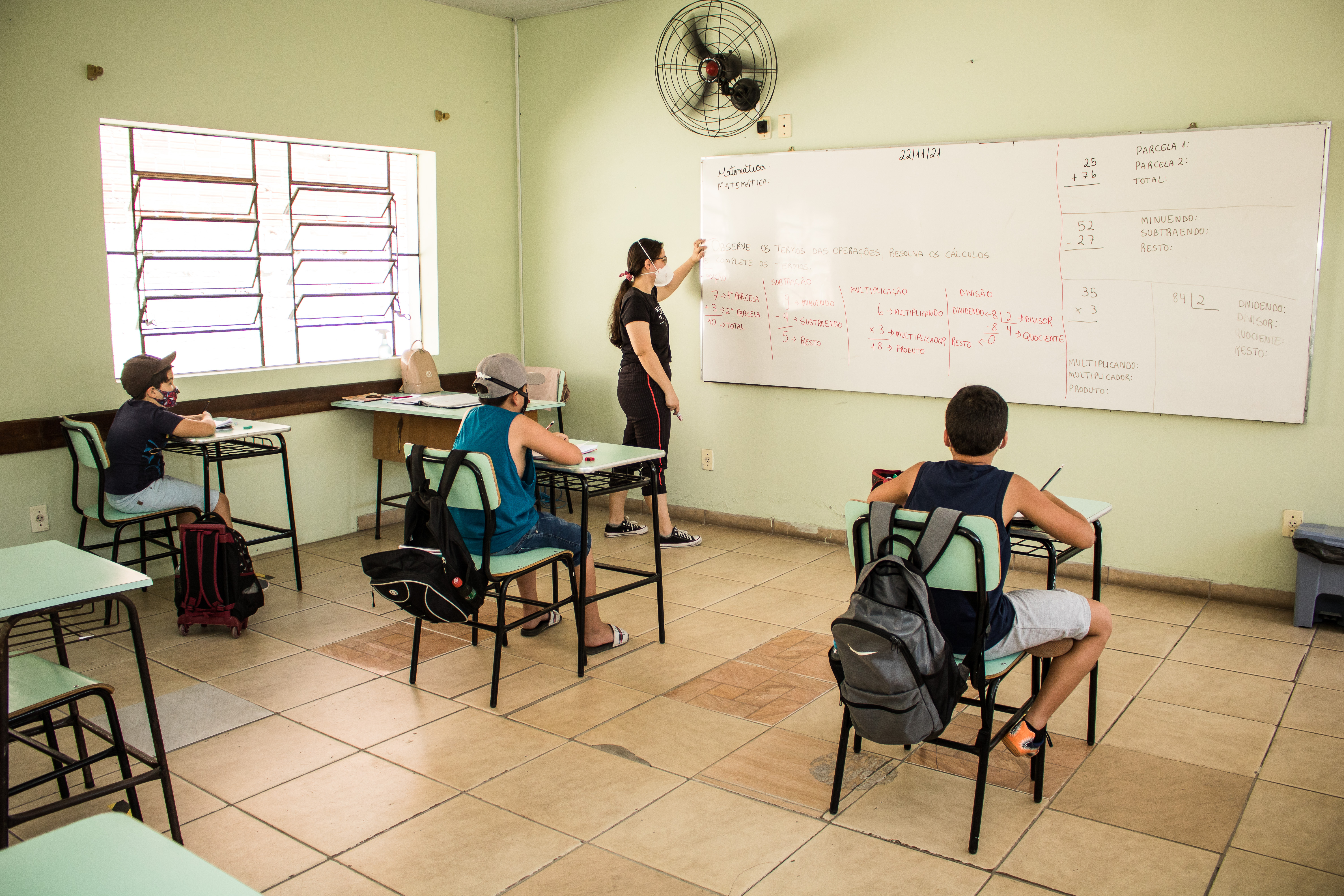 As quatro escolas previstas para retomar atividades na última semana conseguiram realizar as adaptações necessárias e já voltaram às aulas presenciais obrigatórias