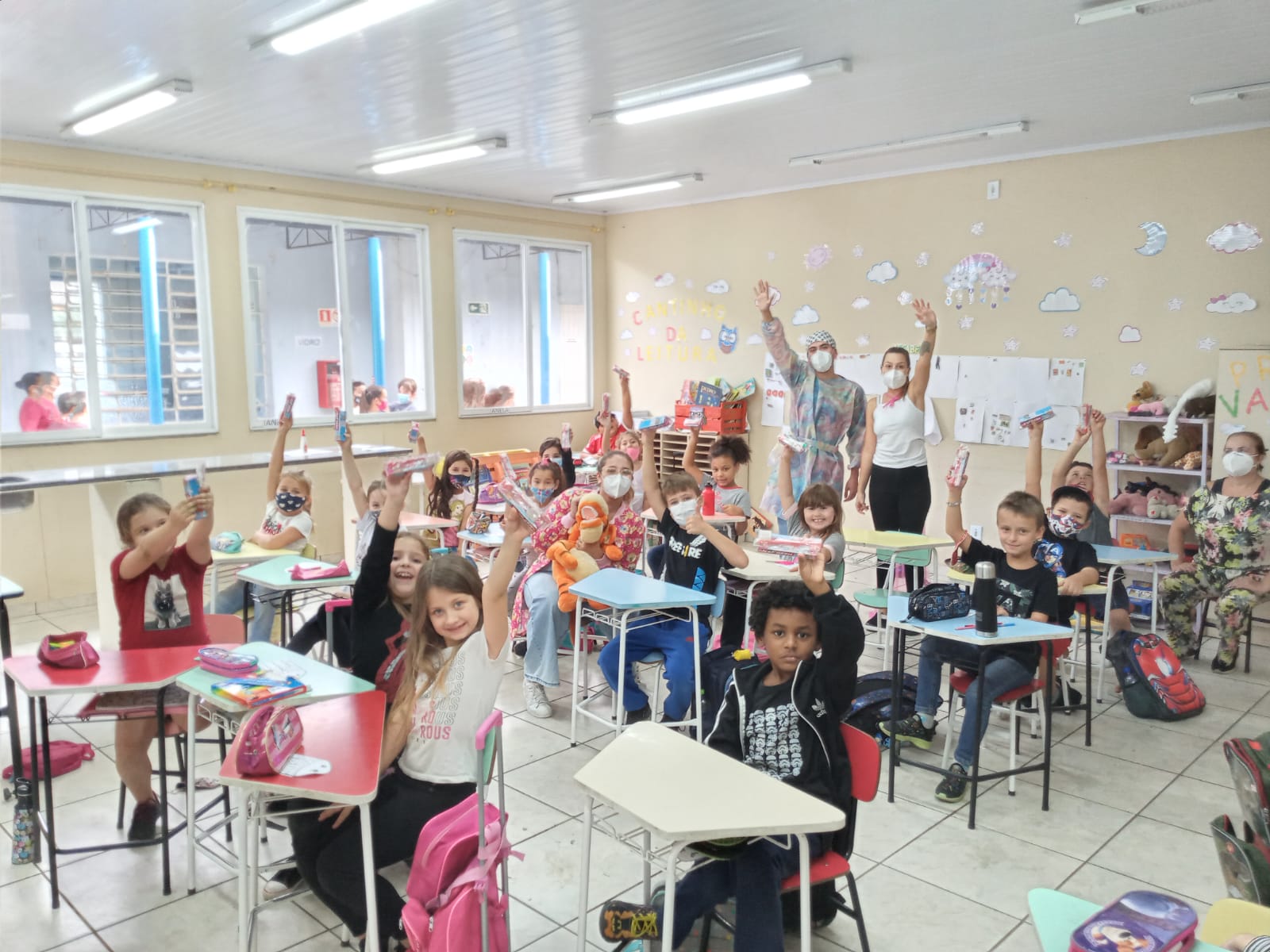 Programa da Prefeitura promove ações educativas de saúde bucal e escovação dental para alunos da rede municipal. Já realizou 29 atividades para 750 crianças em 2022 e chega ao Colégio Pelotense nos dias 29 e 30