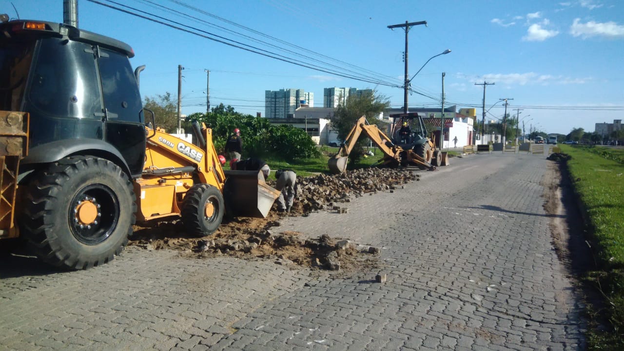 Trabalho começa entre as ruas Gonçalves Chaves e Felipe dos Santos, em aproximadamente 260 metros de extensão